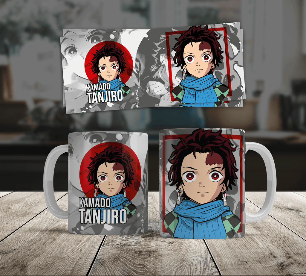 Anime Character Ceramic Mug - Chibi Hero Design (11oz, 15oz)