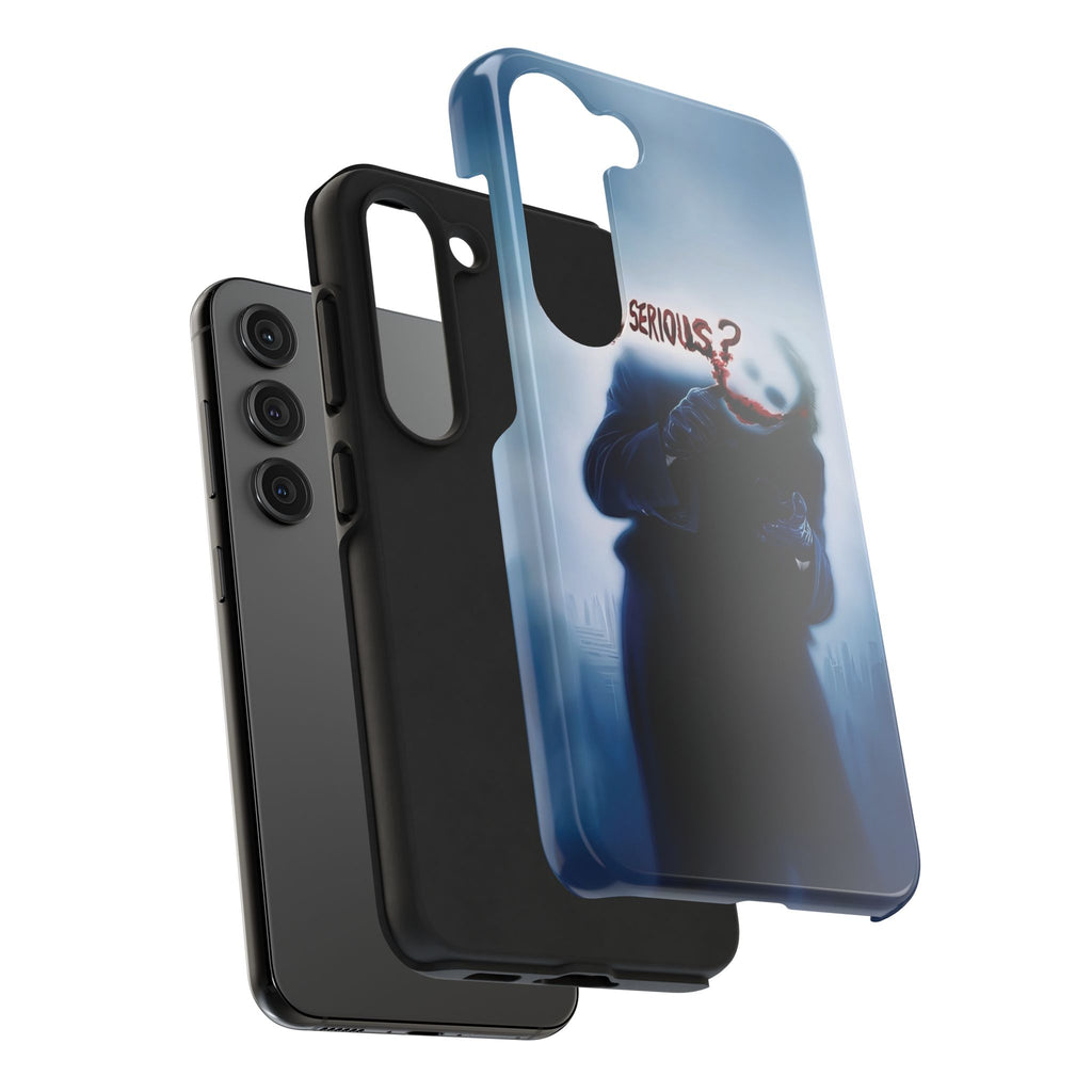 Tough Phone Cases, Dark Humor Phone Cover, Joker Inspired Case, Gifts for Movie Fans, Unique Phone Protector, Cool Accessories