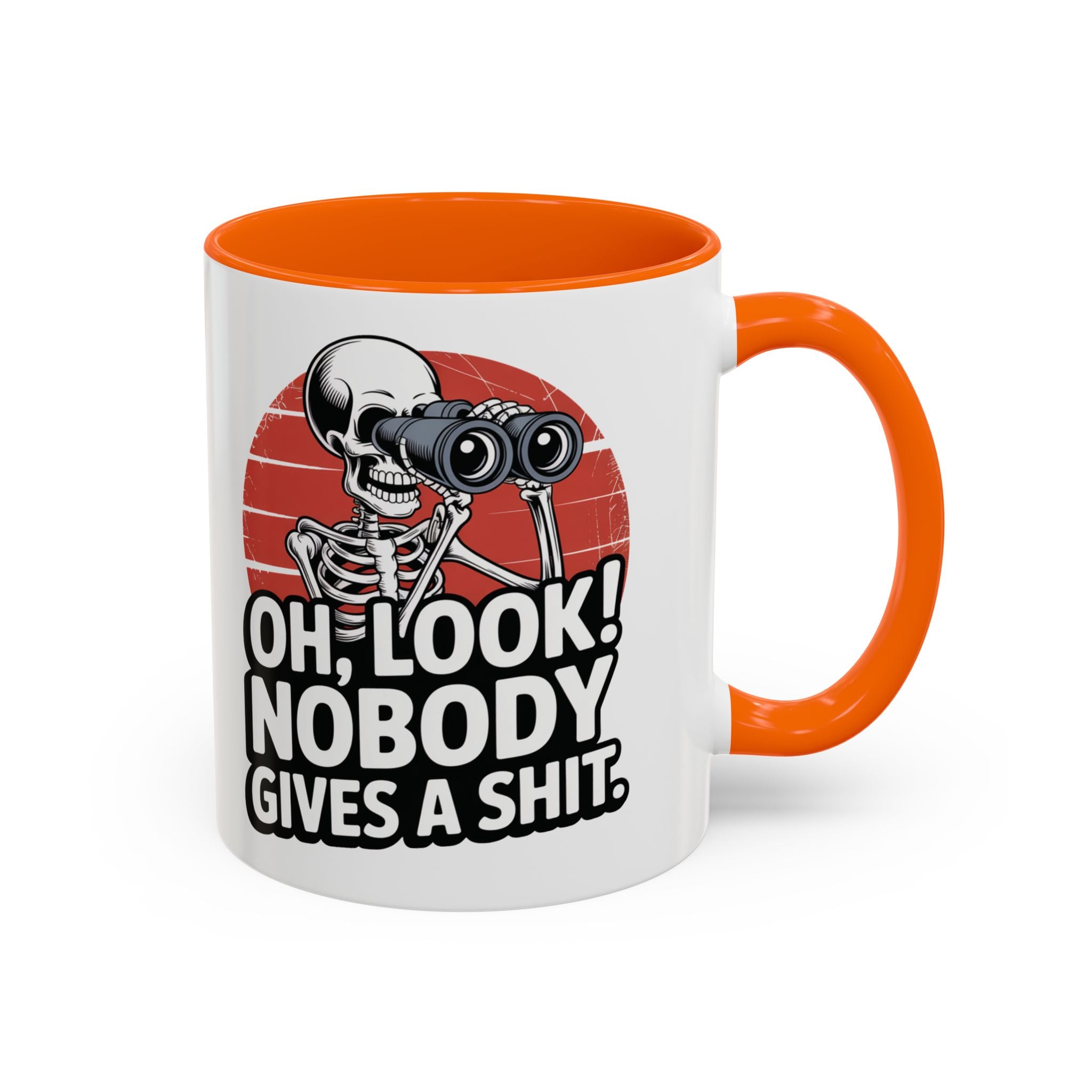 Skeleton Coffee Mug with Sassy Quote, Funny Gift for Friends, Office Humor, Halloween Décor, Unique Gift Idea