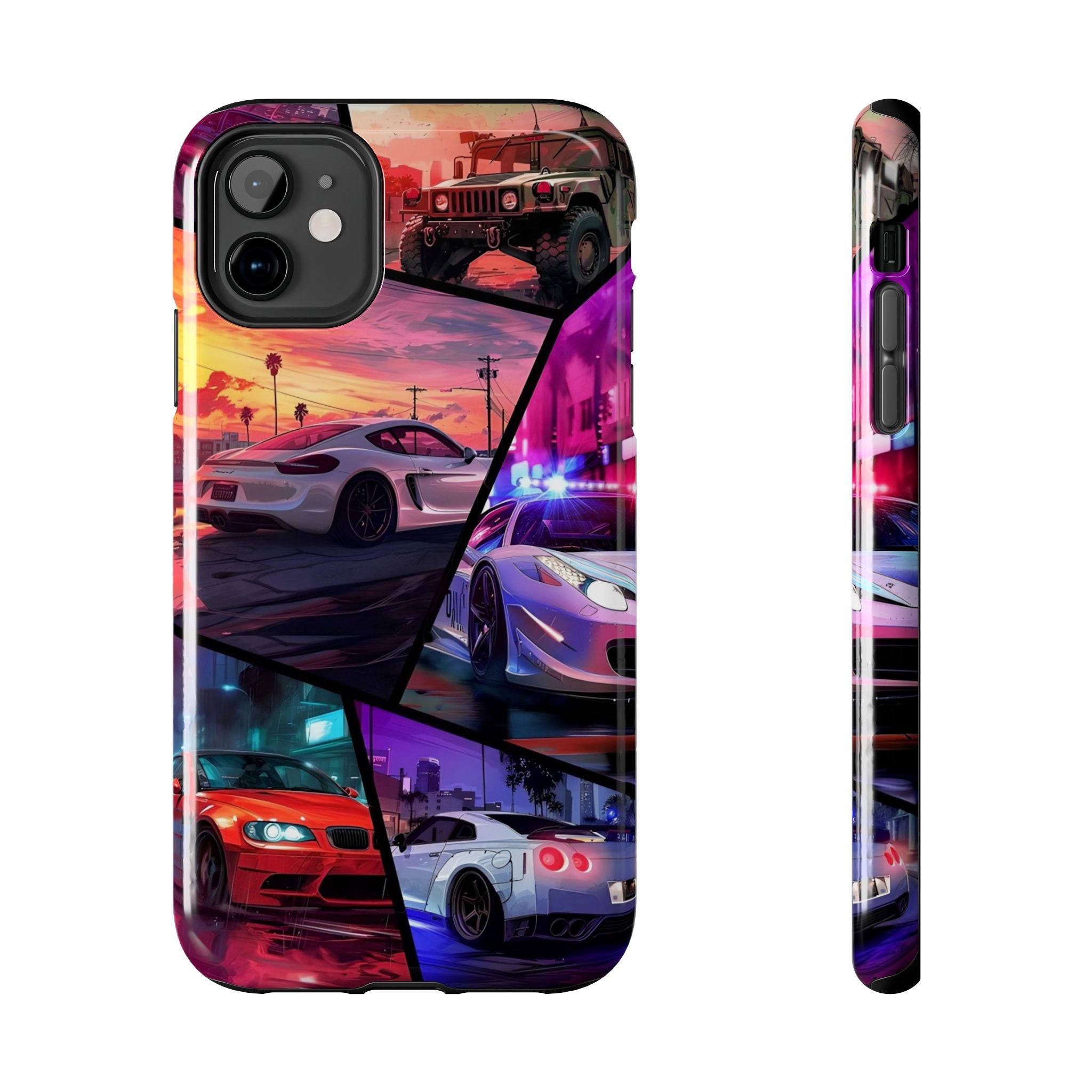 Vibrant Automotive Tough Phone Cases for Car Enthusiasts