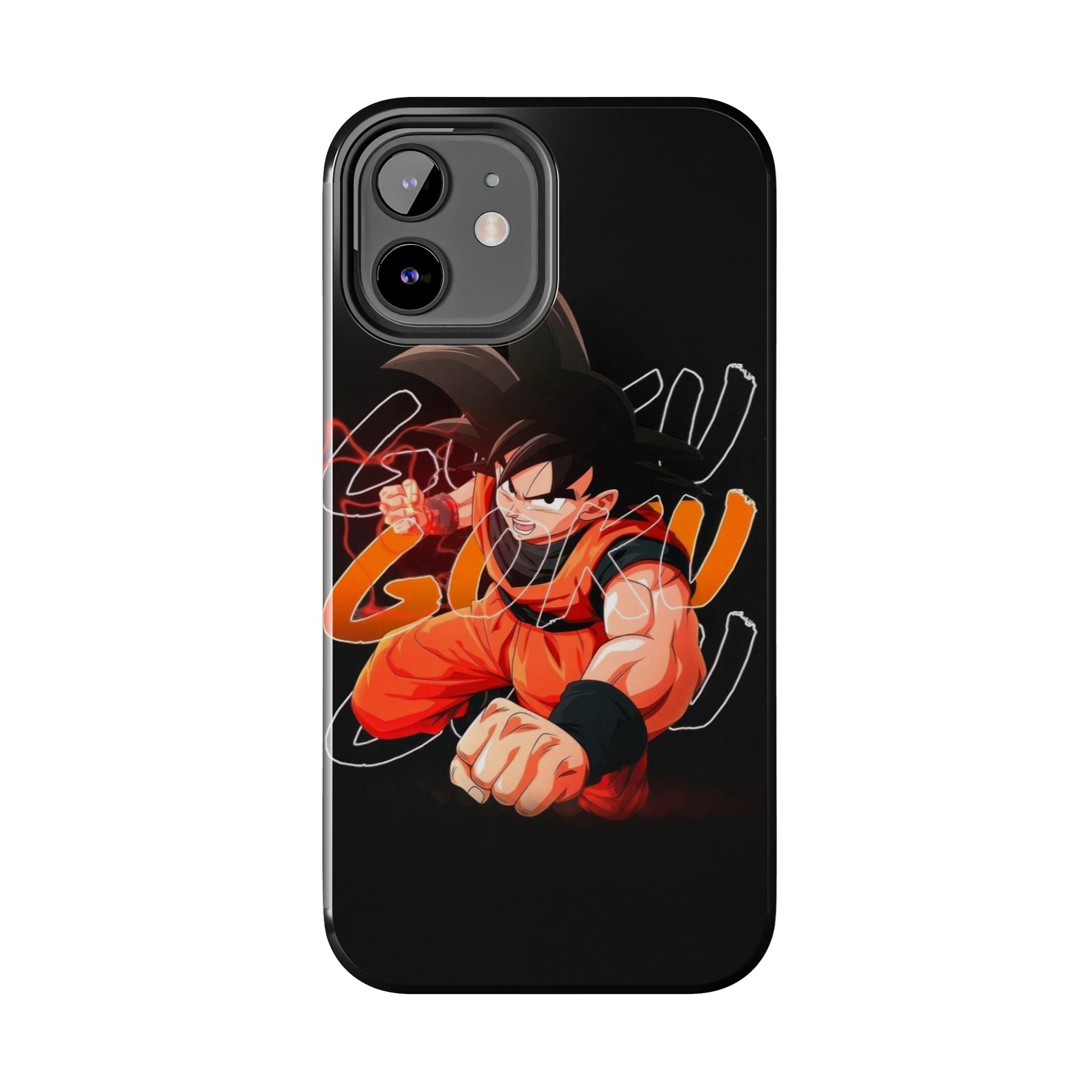 Anime Tough Phone Cases, Goku Strength Case, Durable Phone Cover, Gaming Phone Accessory, Cartoon Phone Case, Gift for Fans