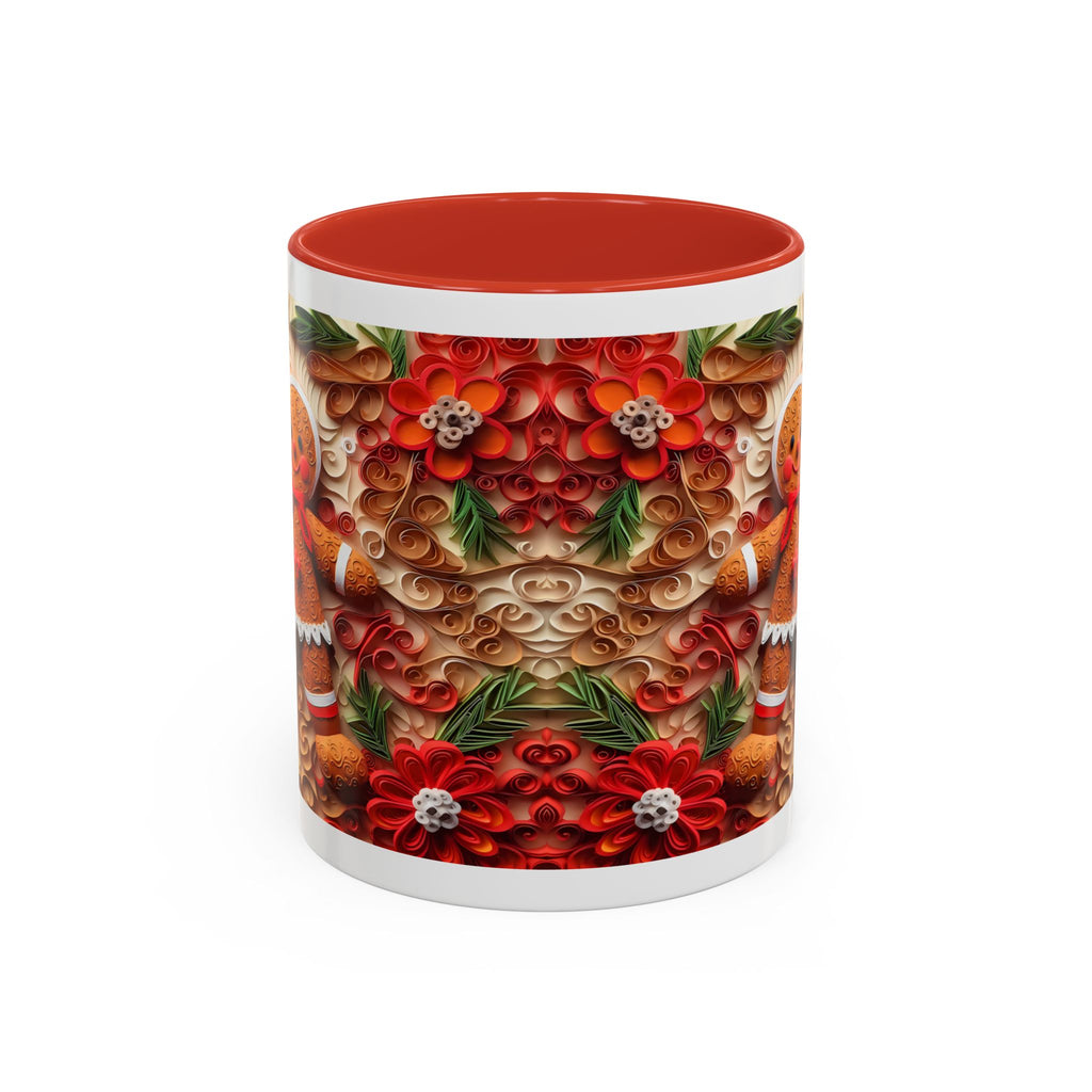 Gingerbread Christmas Coffee Mug, Festive Holiday Drinkware, Cute Gingerbread Man Mug, Winter Gift Idea, Coziness for Your Mornings