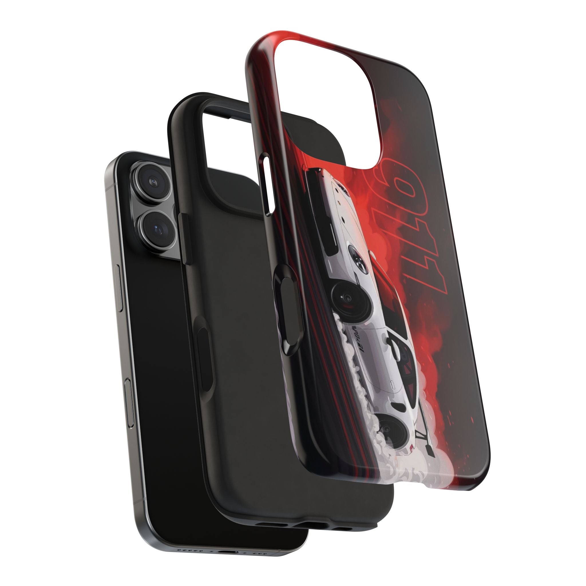 Racing-Inspired Porsche Tough Phone Case with 911 Design