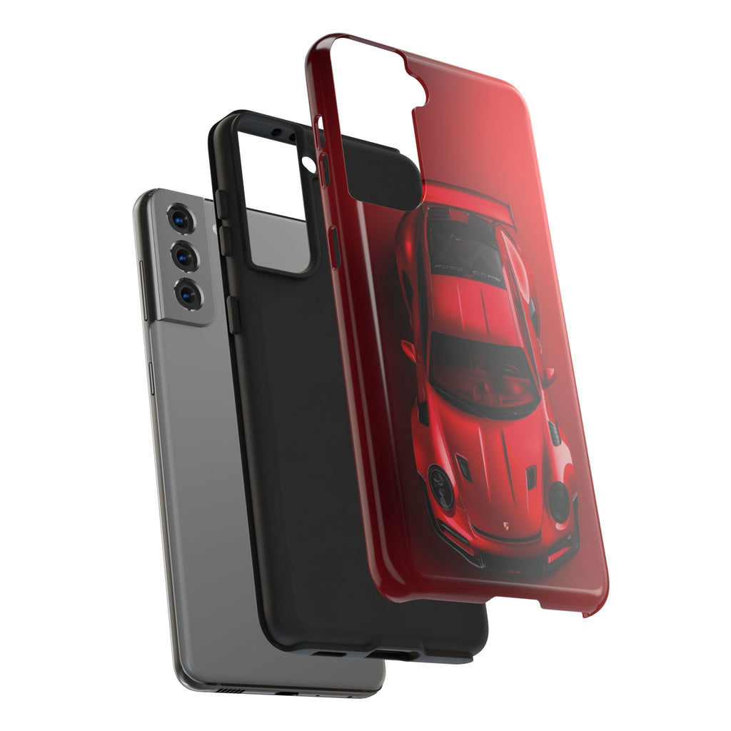 Sleek Sports Car Phone Cases for Automotive Enthusiasts, Durable Phone Covers, Car Lover Gifts, Stylish Tech Accessories, Red Racing Design
