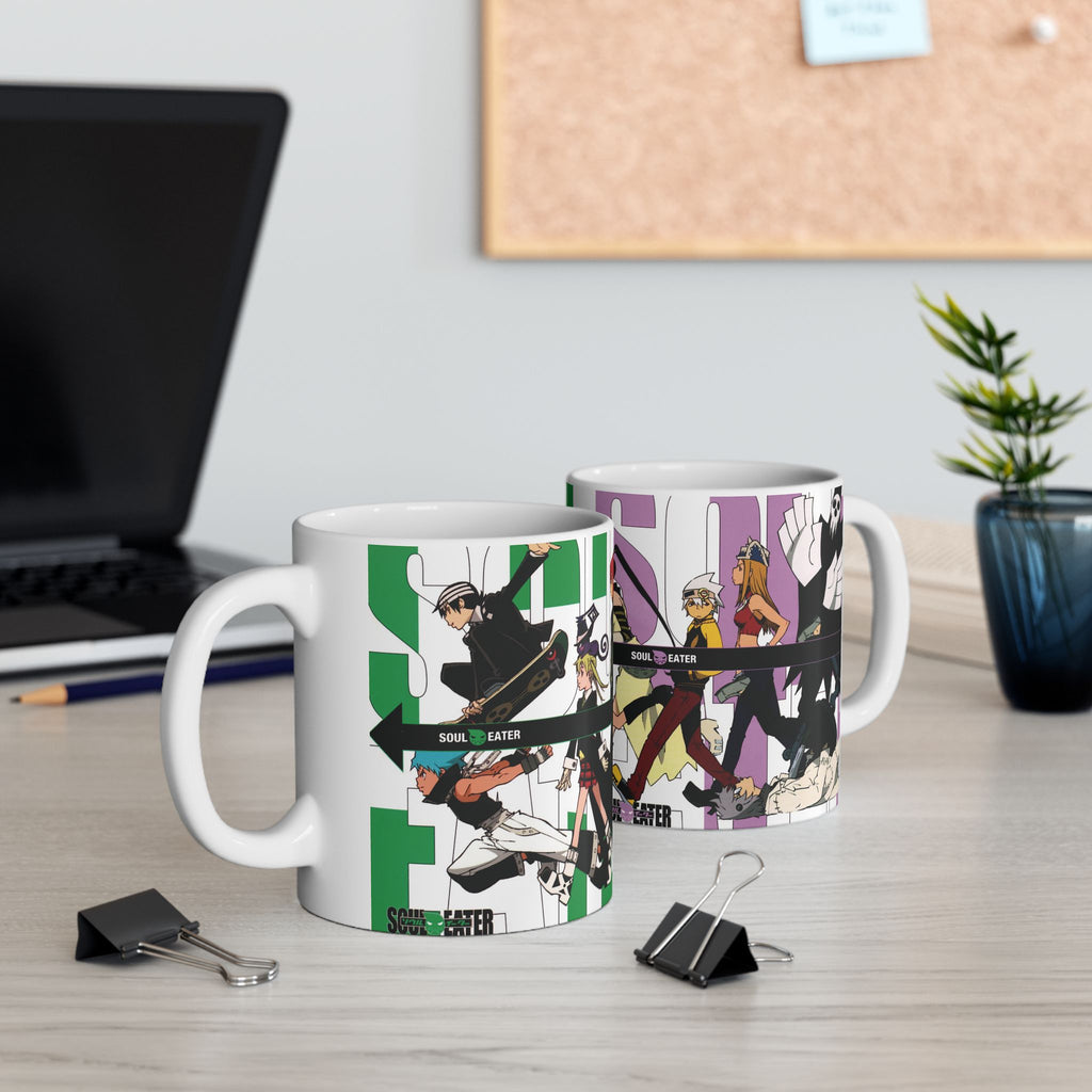 Soul Eater Character Collage Ceramic Mug (11oz, 15oz)