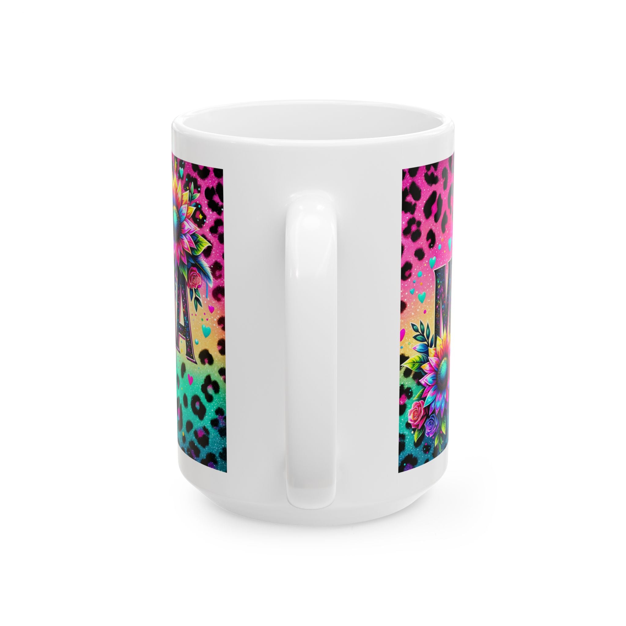 Vibrant Mama Ceramic Mug with Floral Design, Gift for Moms, Colorful Coffee Cup, Unique Tea Mug, Birthday/Anniversary Present, Boho [...]