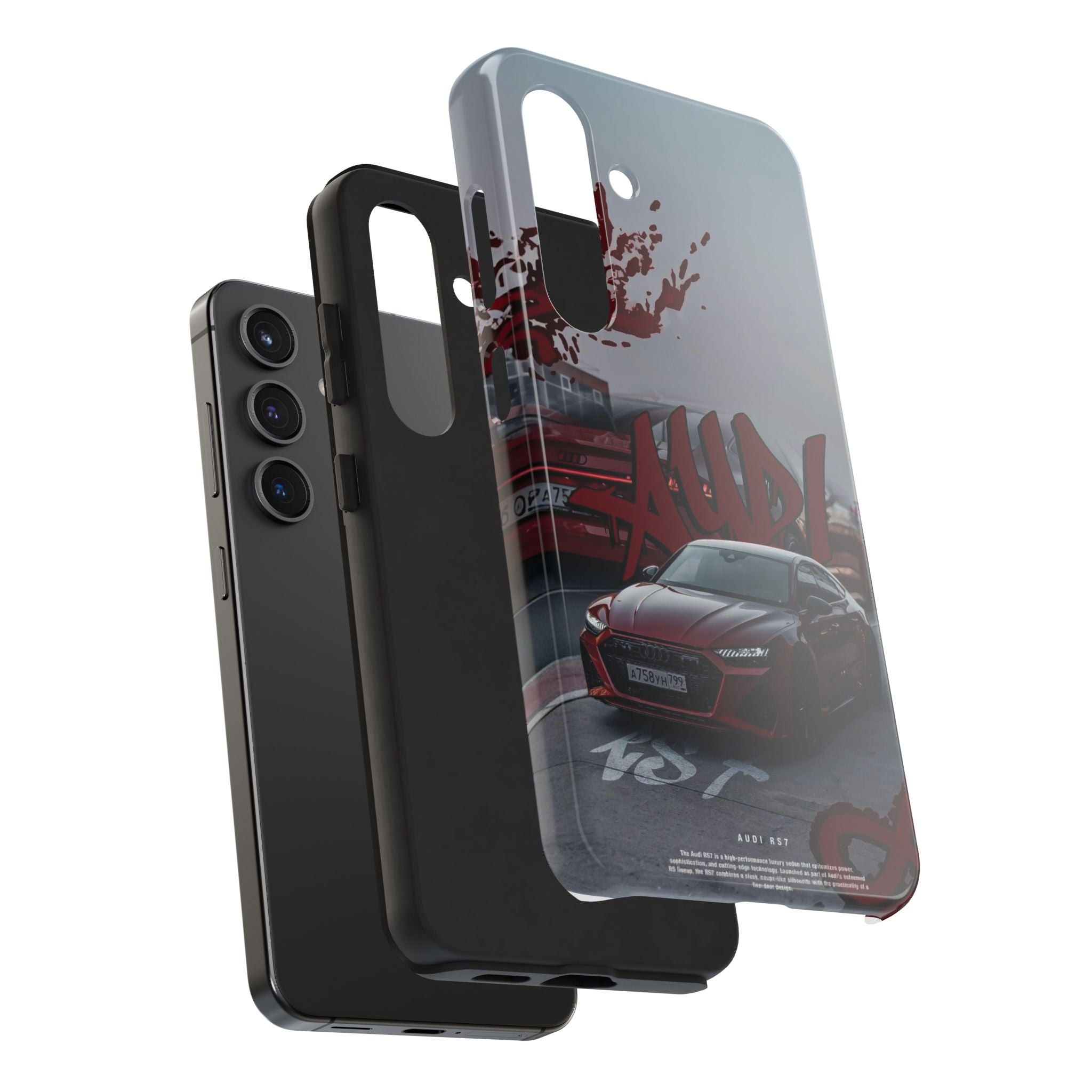 Audi-Inspired Tough Phone Case for Car Enthusiasts