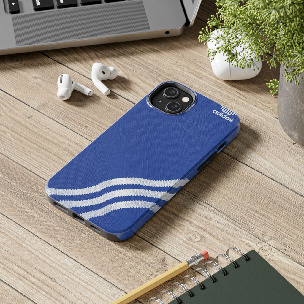 Blue Wave Tough Phone Cases - Durable Cell Phone Covers, Sports-Inspired Accessories, Unique Gift Idea for Athletes & Trendsetters