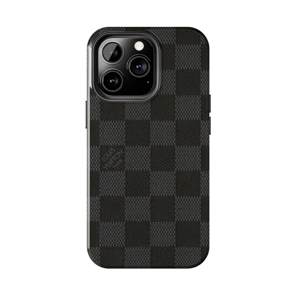 Durable Phone Cases with Stylish Checkered Pattern, Phone Accessories, Customizable Cases, Gift for Tech Lovers, Perfect for Every Occasion