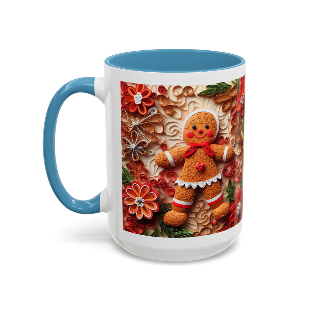 Gingerbread Christmas Coffee Mug, Festive Holiday Drinkware, Cute Gingerbread Man Mug, Winter Gift Idea, Coziness for Your Mornings