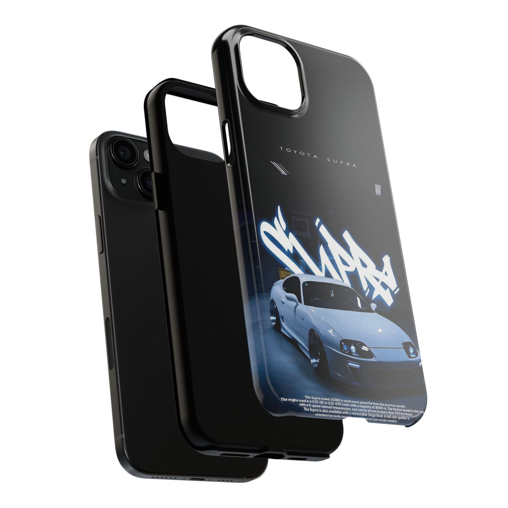 Toyota Supra Graffiti Phone Case - Tough & Stylish Protection for Car Enthusiasts
