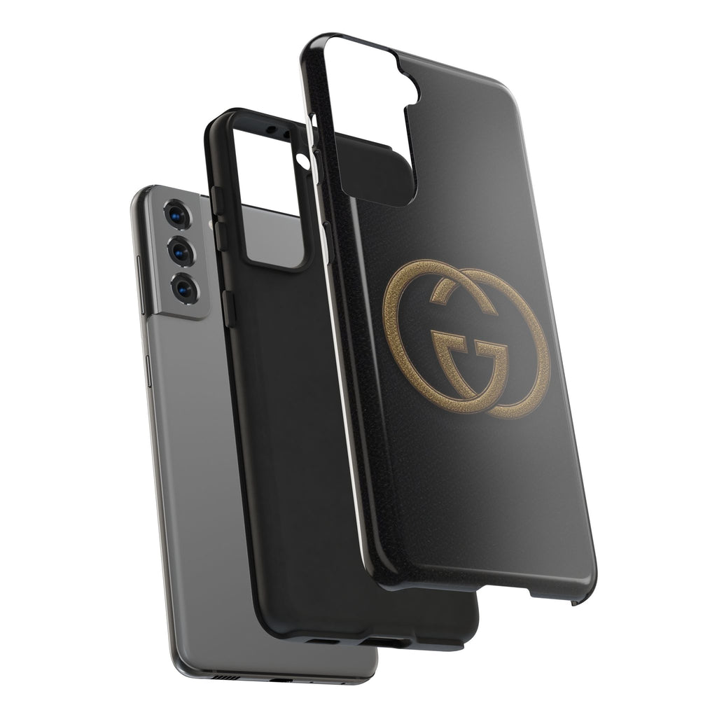 Stylish Tough Phone Cases with Elegant Logo, Durable Protection, Fashion Accessory, Smartphone Cases, Gift for Her or Him