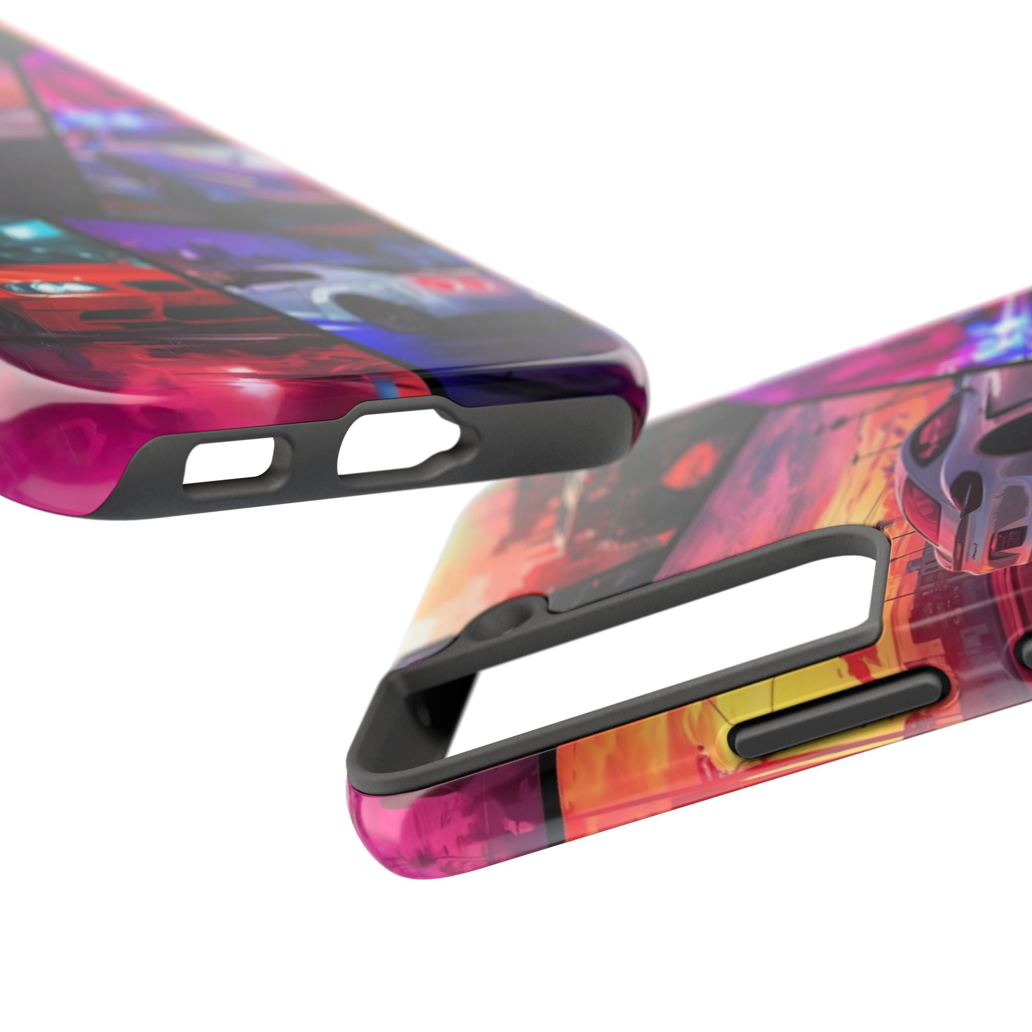 Vibrant Automotive Tough Phone Cases for Car Enthusiasts
