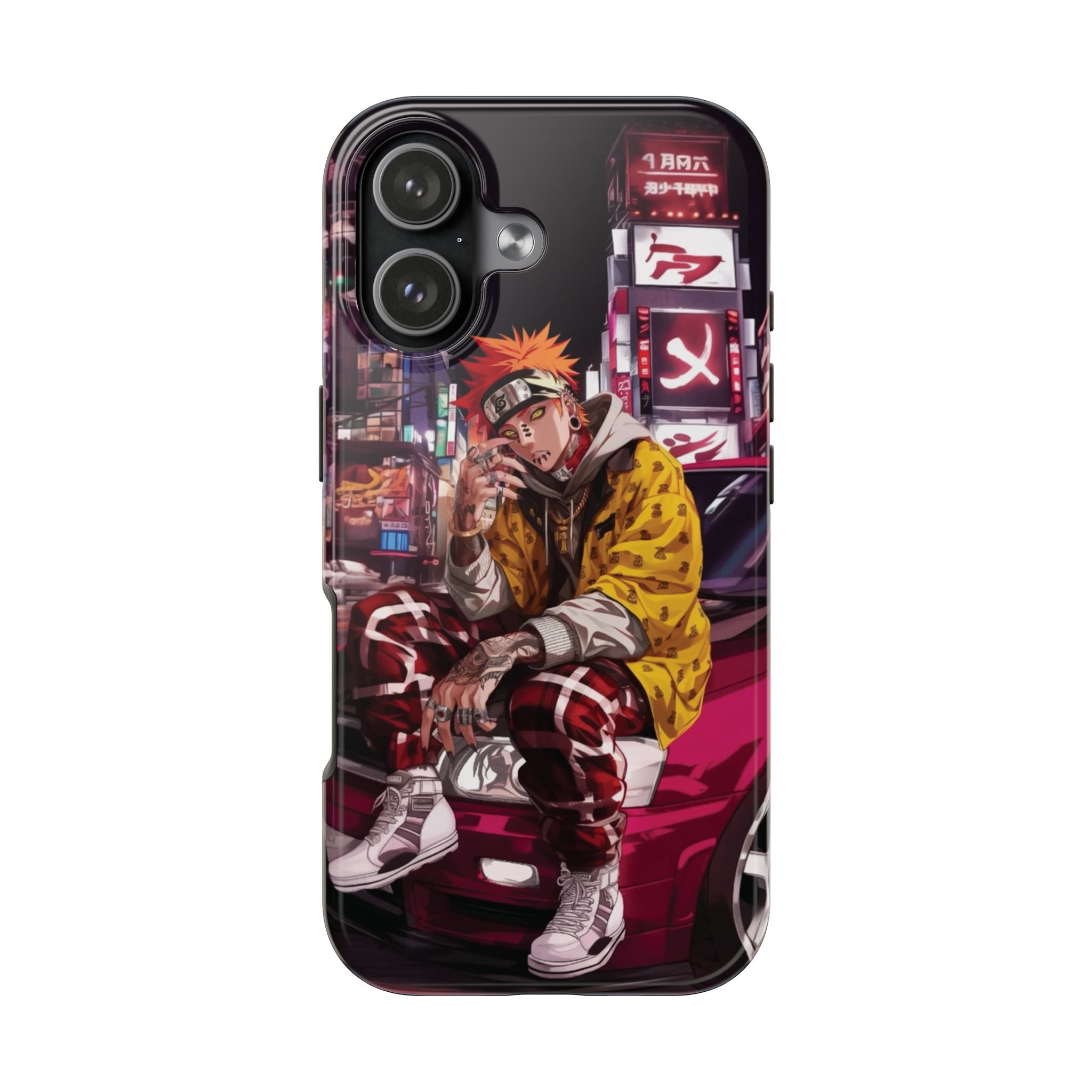 Urban Vibe Tough Phone Case - Anime Streetwear Design