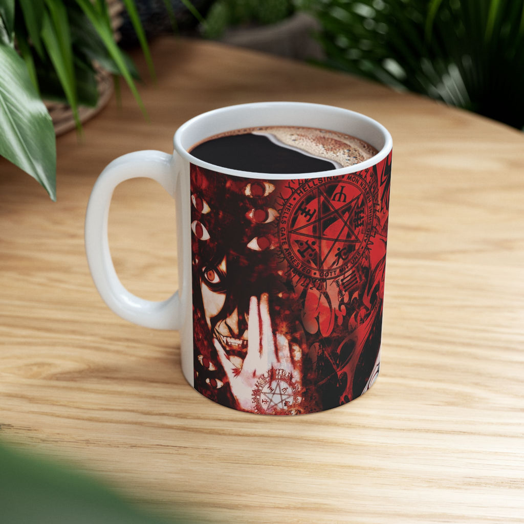 Anime Gothic Red Sword Ceramic Mug (11oz, 15oz)
