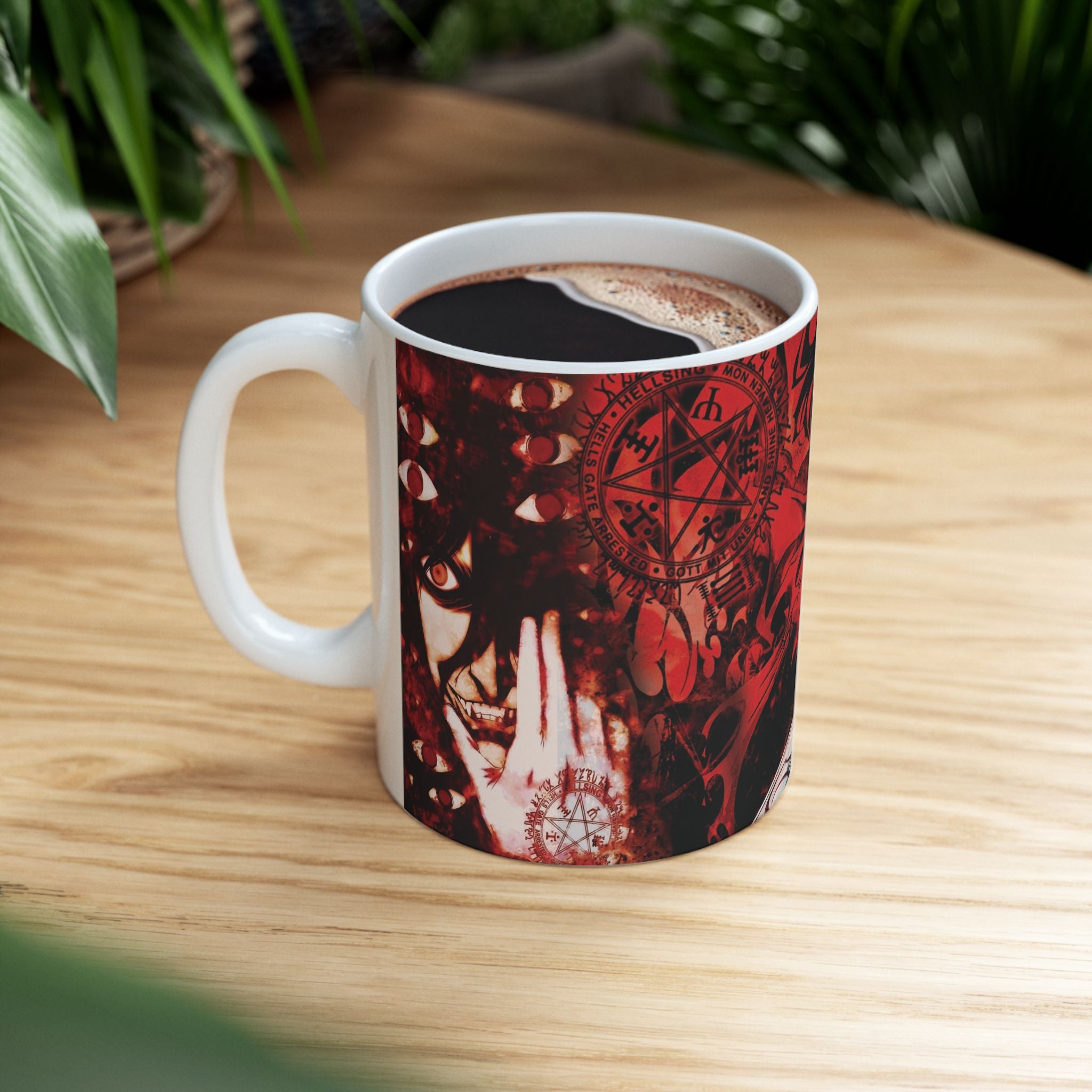 Anime Gothic Red Sword Ceramic Mug (11oz, 15oz)
