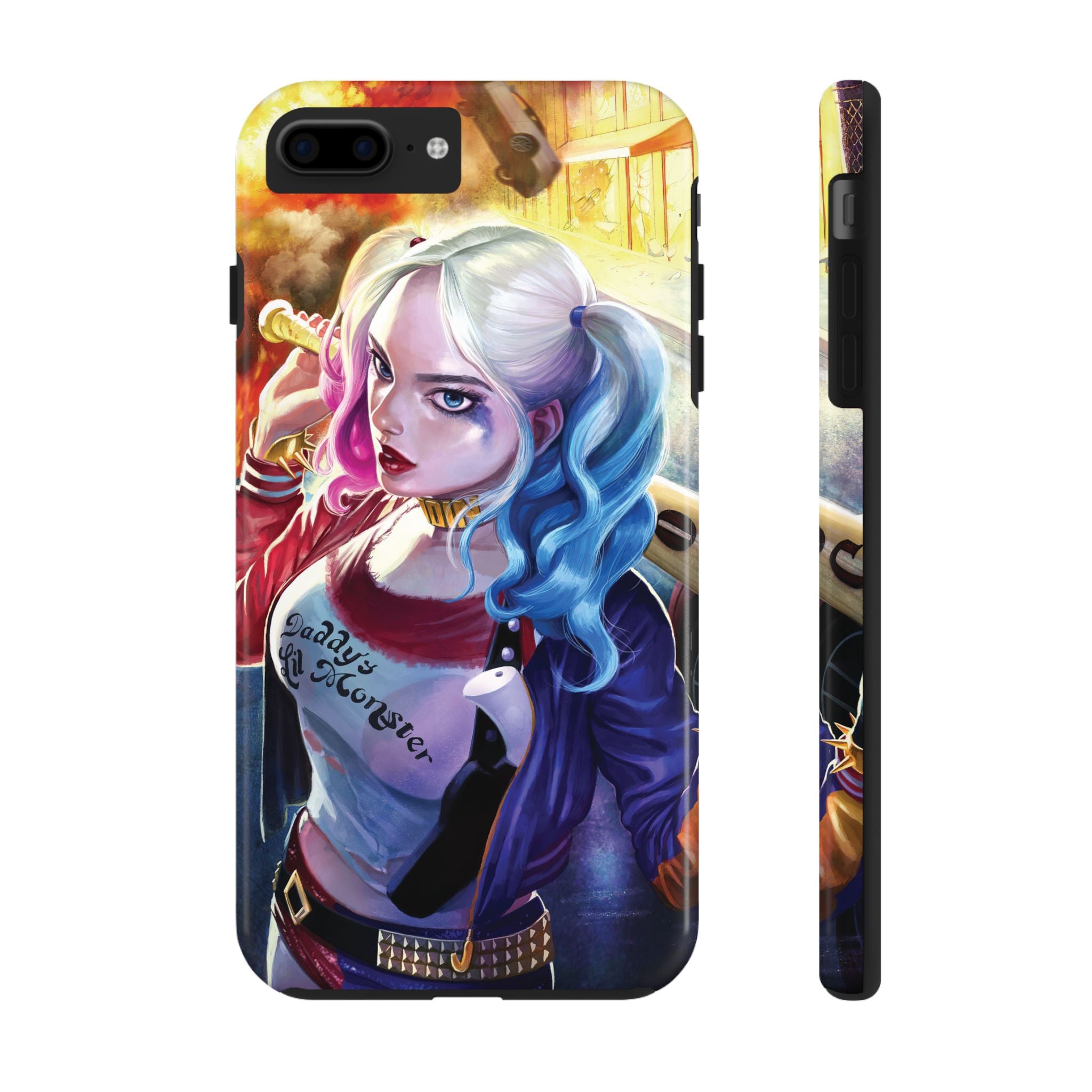 Harley Quinn Tough Phone Cases, Stylish Phone Protector for Women, Anime Style Mobile Cover, Unique Gift for Gamers, Pop Culture Accessories