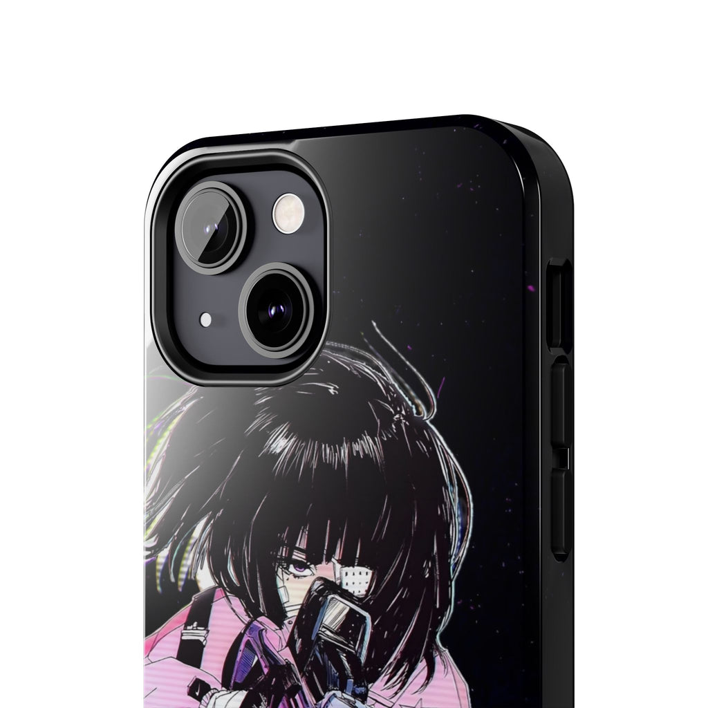 Anime-Style Tough Phone Cases with Edgy Designs, Perfect for Gamers, Cyberpunk Lovers, Gifts for Birthdays, Holidays, and Cosplay
