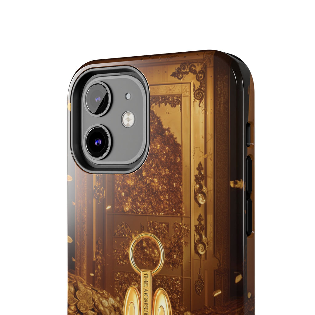 Luxurious Rabbit Phone Case, Golden Bunny Phone Cover, Tough Phone Cases, Cute Rabbit Holder, Unique Gift Idea, Stylish Mobile Protector