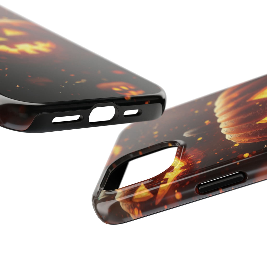 Halloween Pumpkin Tough Phone Cases, Spooky Mobile Covers, Fall Decor, Halloween Gift, Pumpkin Design, Halloween Accessories