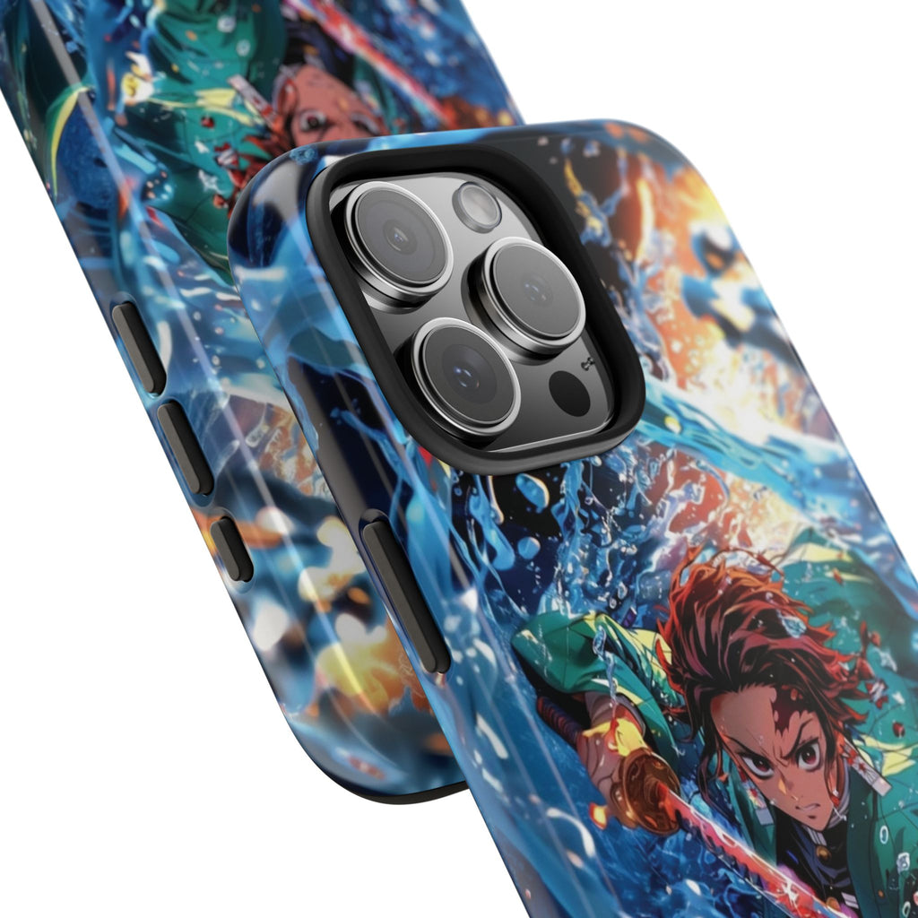 Demon Slayer Tough Phone Case - Samurai Combat Design