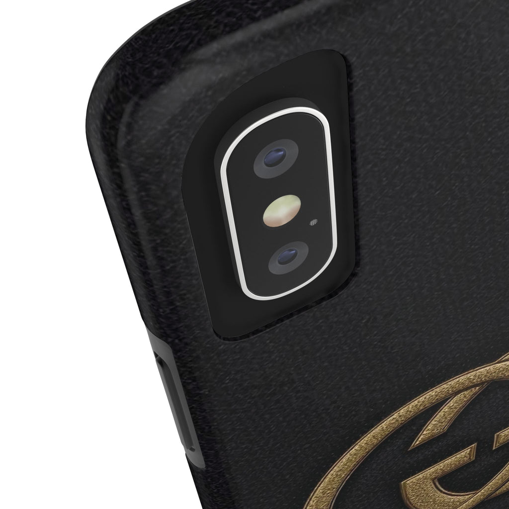 Stylish Tough Phone Cases with Elegant Logo, Durable Protection, Fashion Accessory, Smartphone Cases, Gift for Her or Him