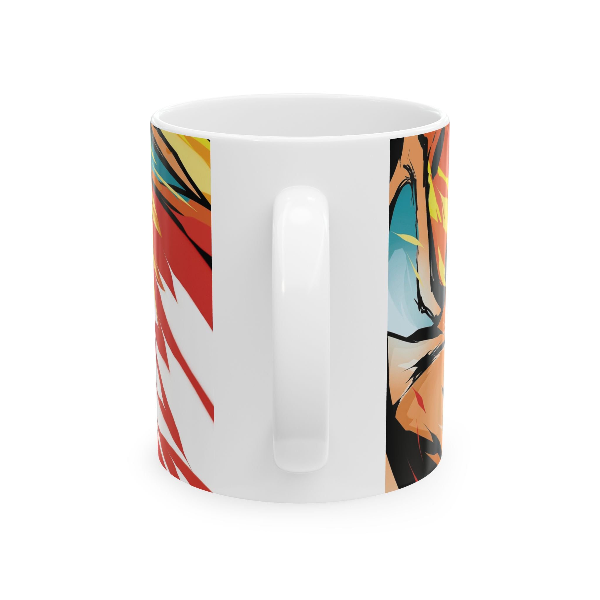 Charzard Ceramic Mug — Colorful Mythical Fantasy Coffee Cup (11oz & 15oz)