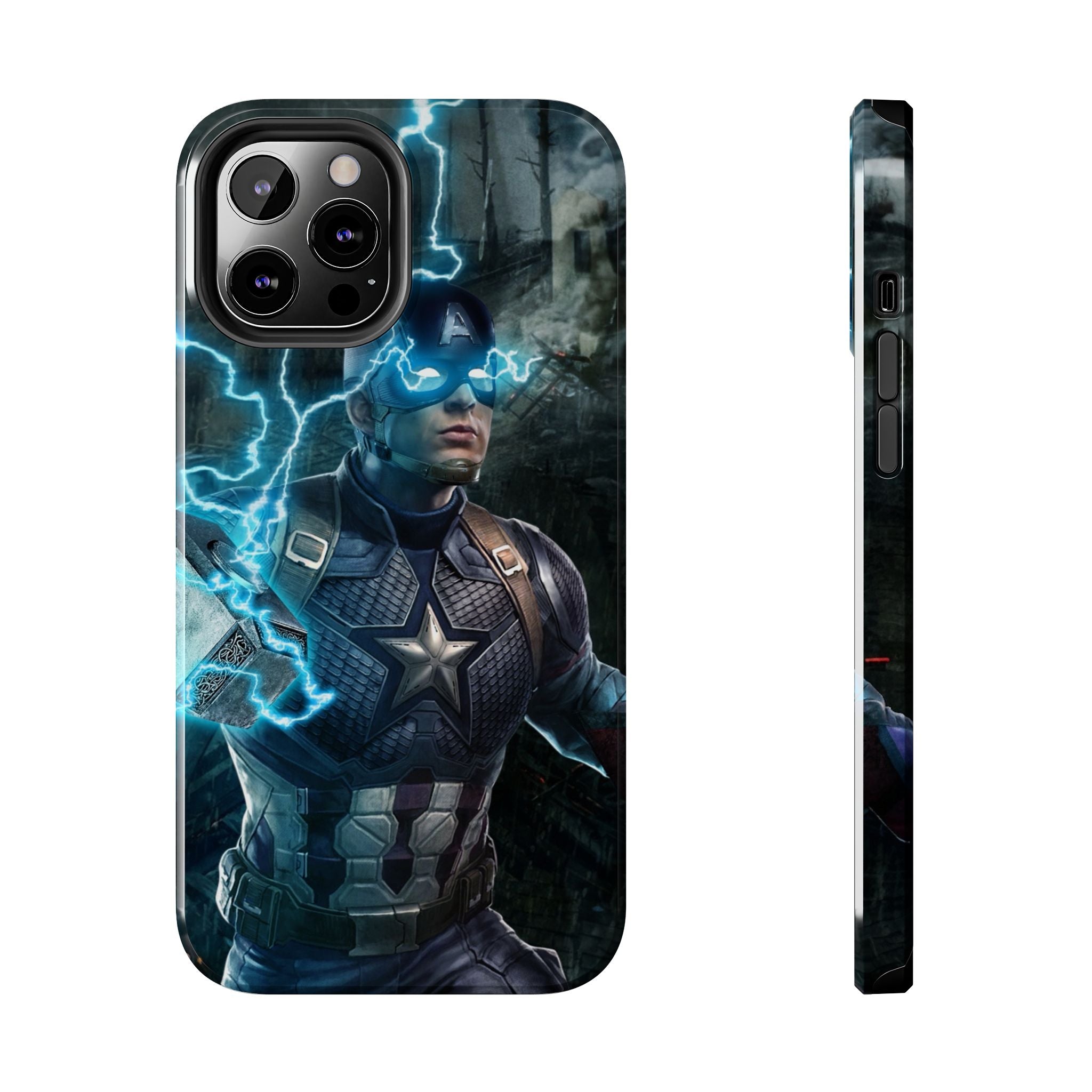 Captain America Superhero Tough Phone Cases, Hero Phone Cover, Gift for Gamers, Superhero Accessory, Durable Phone Case for Every Occasion