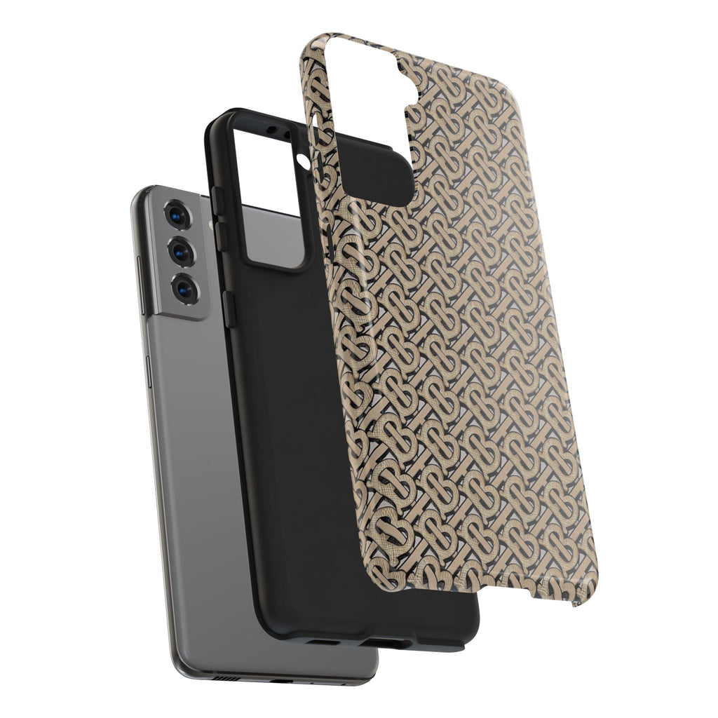 Elegant Interwoven Pattern Tough Phone Cases, Stylish Phone Covers, Durable Cases for Everyday Adventures, Gift for Phone Lovers