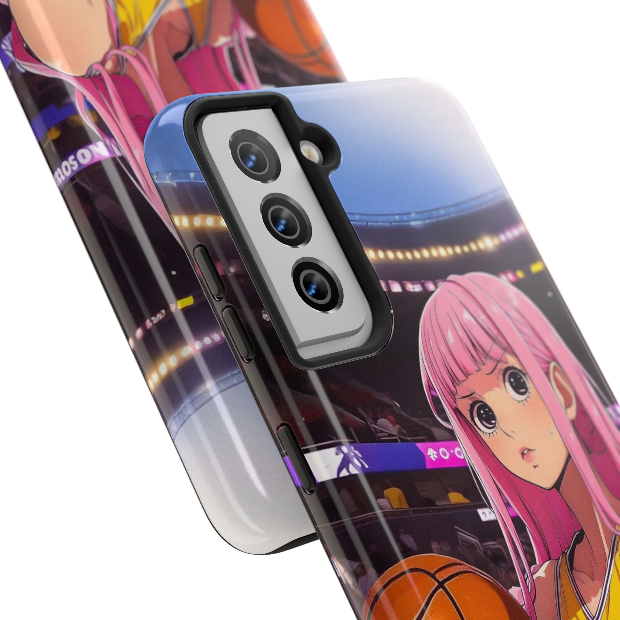 Sporty Anime Phone Cases - Tough Protection, Unique Basketball Design, Gift for Fans, Durable Soft Case, Perfect for Sports Lovers