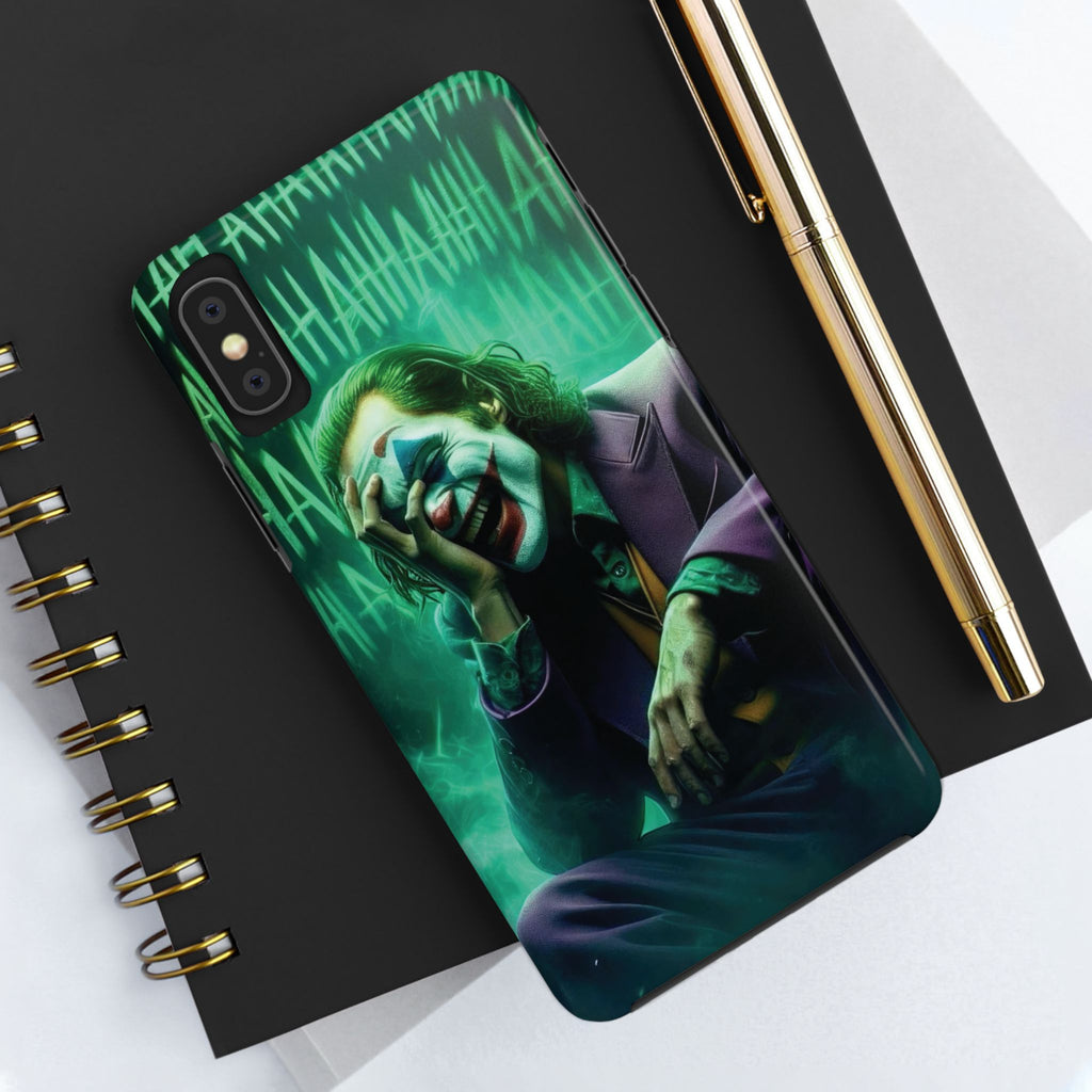 Joker Phone Cases, Tough Phone Cover, Customizable Phone Accessory, Unique Gift for Fans, Pop Culture Merchandise