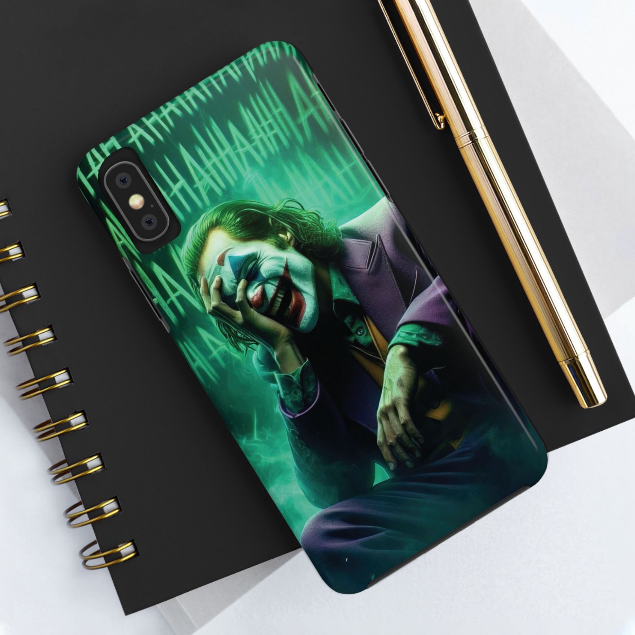 Joker Phone Cases, Tough Phone Cover, Customizable Phone Accessory, Unique Gift for Fans, Pop Culture Merchandise