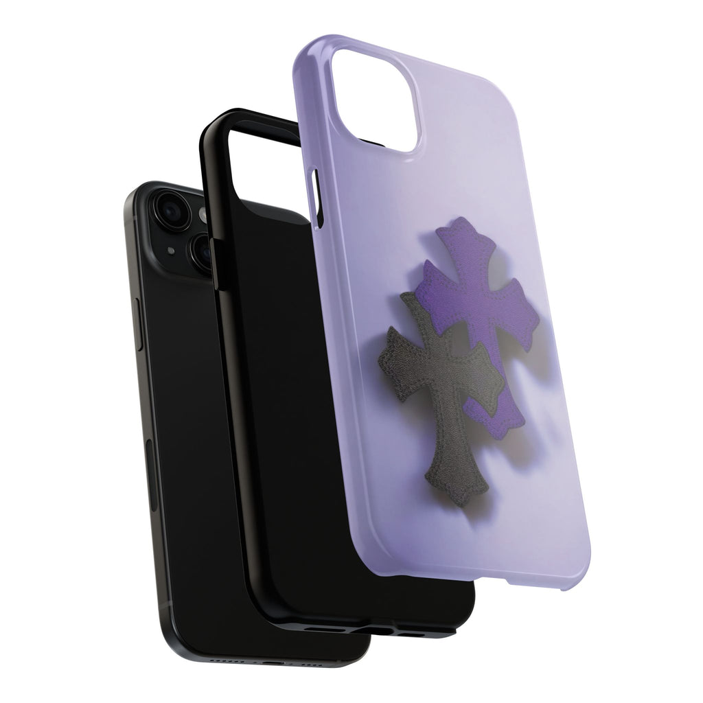 Cross Design Tough Phone Cases, Durable Phone Covers, Christian Gifts, Protective Cases for Men, Unique Tech Accessories