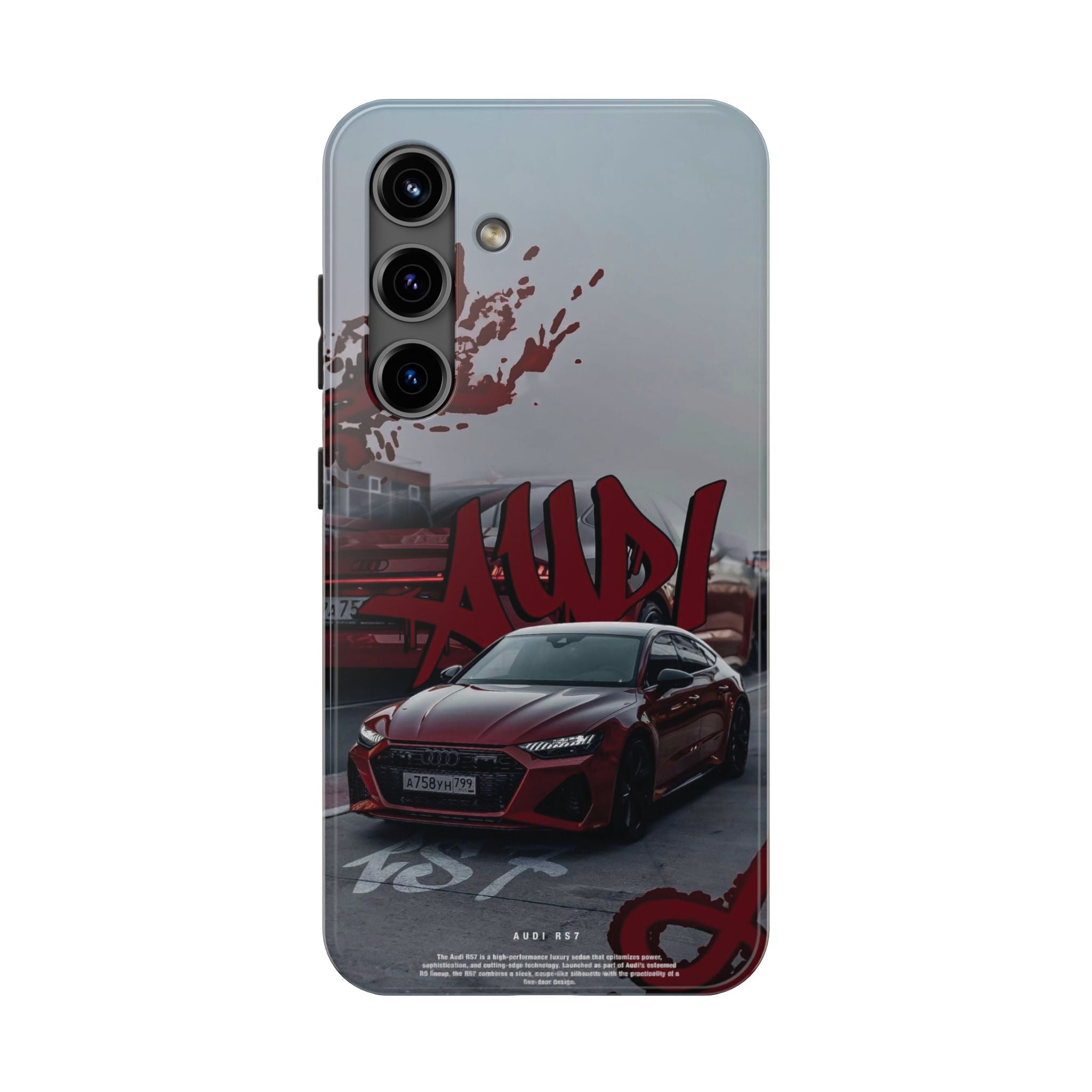 Audi-Inspired Tough Phone Case for Car Enthusiasts