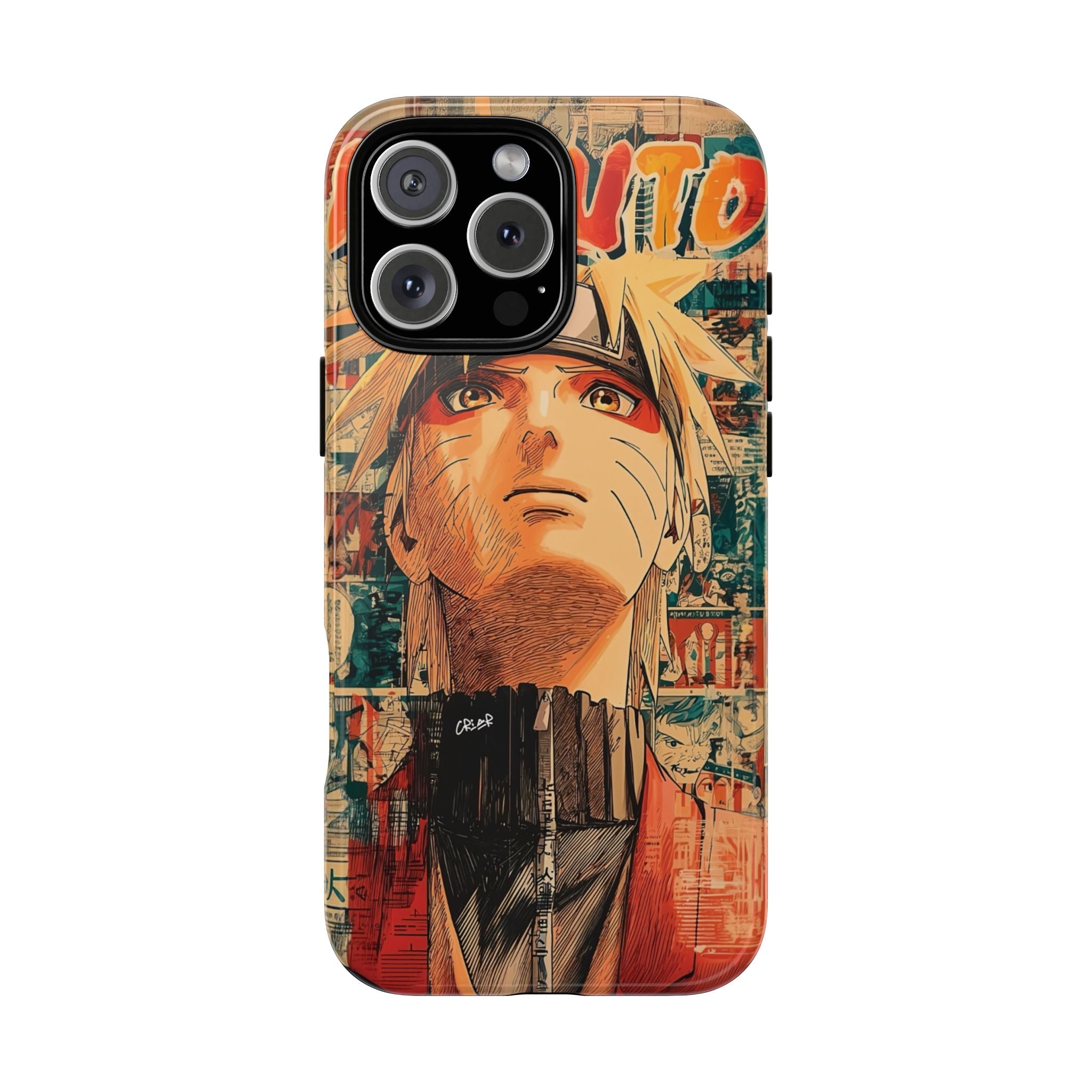 Anime Naruto Portrait Phone Case — Inspirational Shonen Graphic Phone Cover
