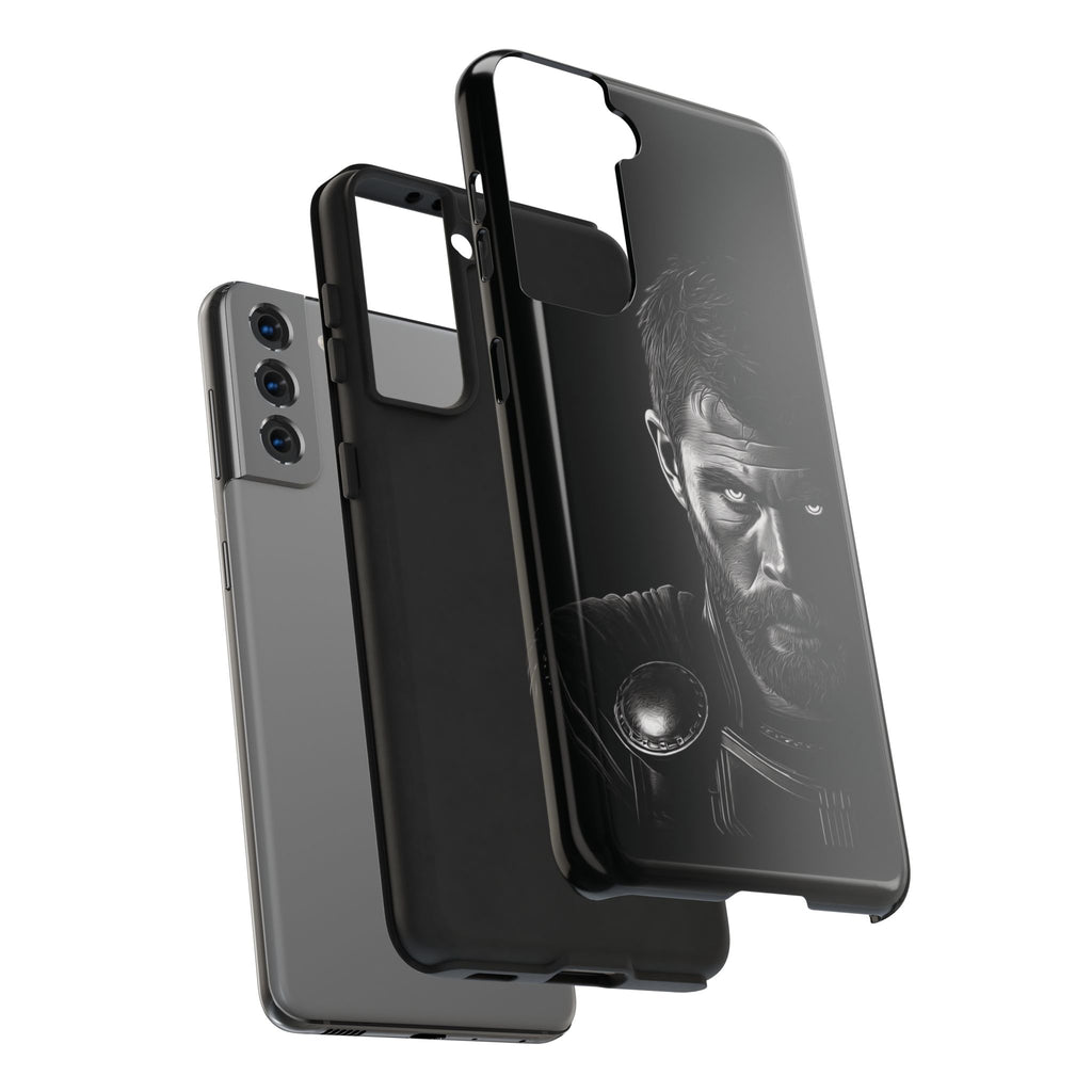 Tough Phone Cases featuring Warrior Design, Rugged Protector, Gift for Adventurers, Customizable Case, Durable Phone Cover