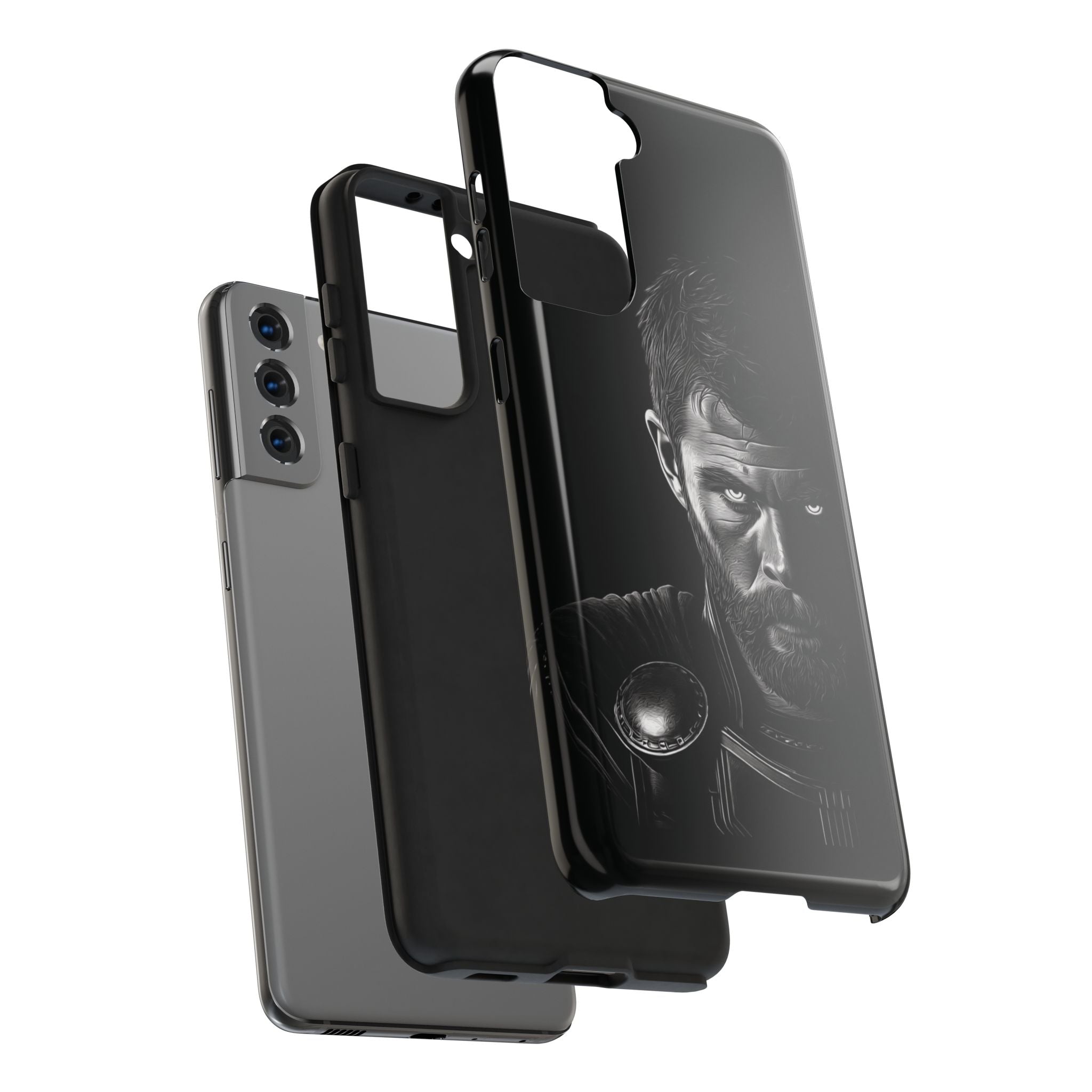 Tough Phone Cases featuring Warrior Design, Rugged Protector, Gift for Adventurers, Customizable Case, Durable Phone Cover