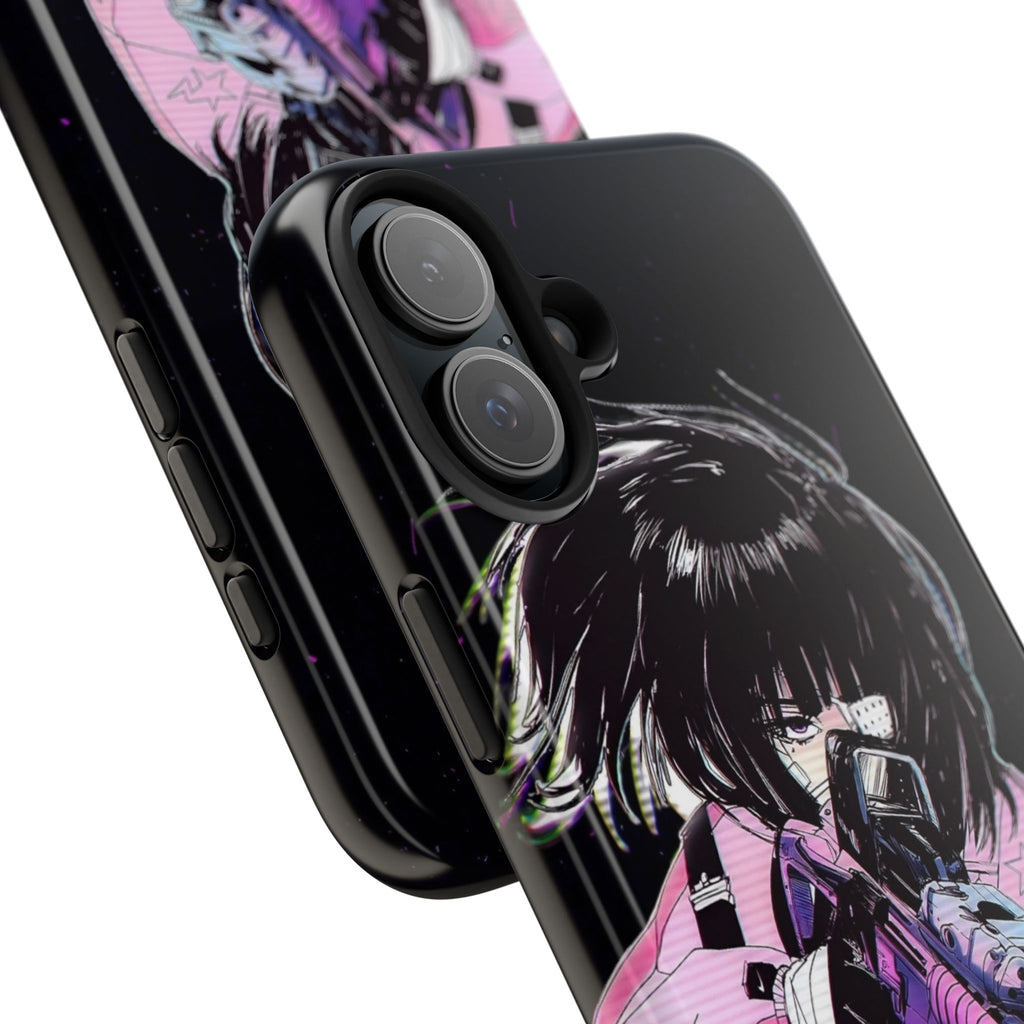 Anime-Style Tough Phone Cases with Edgy Designs, Perfect for Gamers, Cyberpunk Lovers, Gifts for Birthdays, Holidays, and Cosplay