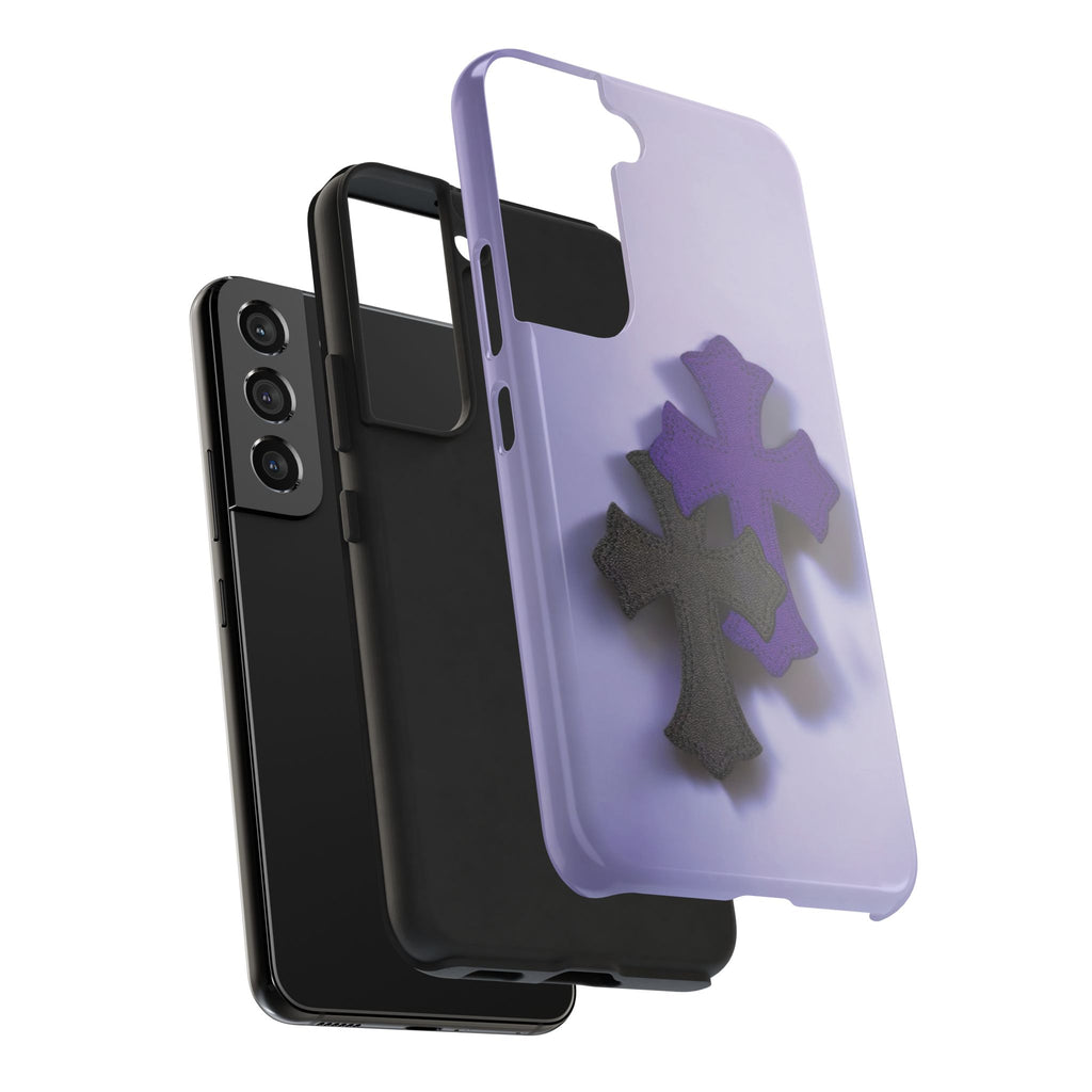 Cross Design Tough Phone Cases, Durable Phone Covers, Christian Gifts, Protective Cases for Men, Unique Tech Accessories