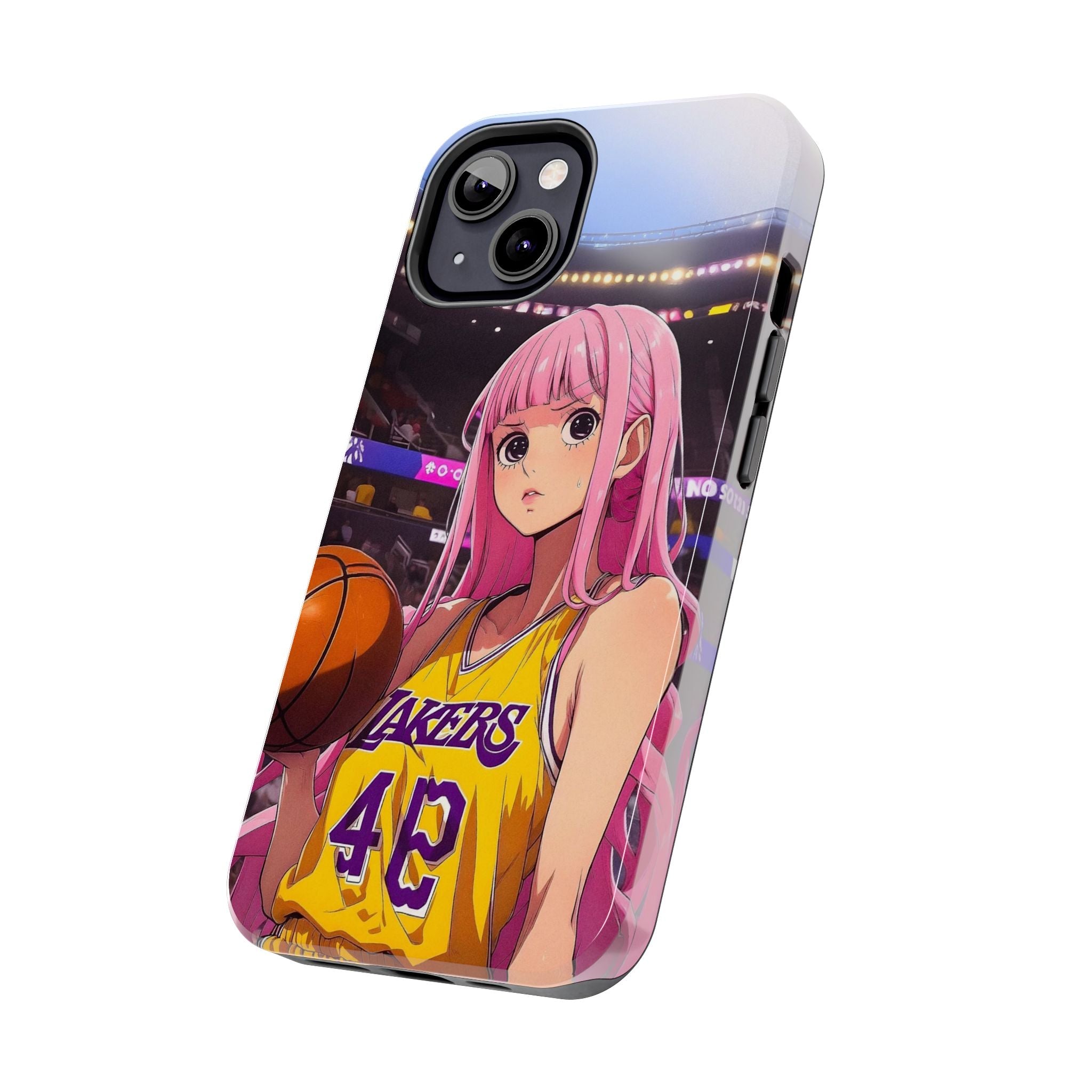 Sporty Anime Phone Cases - Tough Protection, Unique Basketball Design, Gift for Fans, Durable Soft Case, Perfect for Sports Lovers
