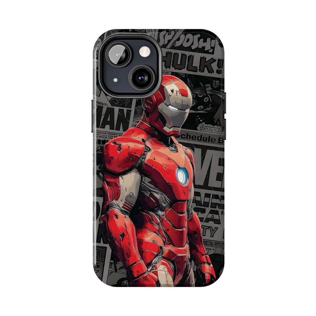 Iron Man Hero Tough Phone Cases - Durable, Stylish, Perfect for Marvel Fans, Geek Gifts, Comic Book Lovers, Unique Accessories