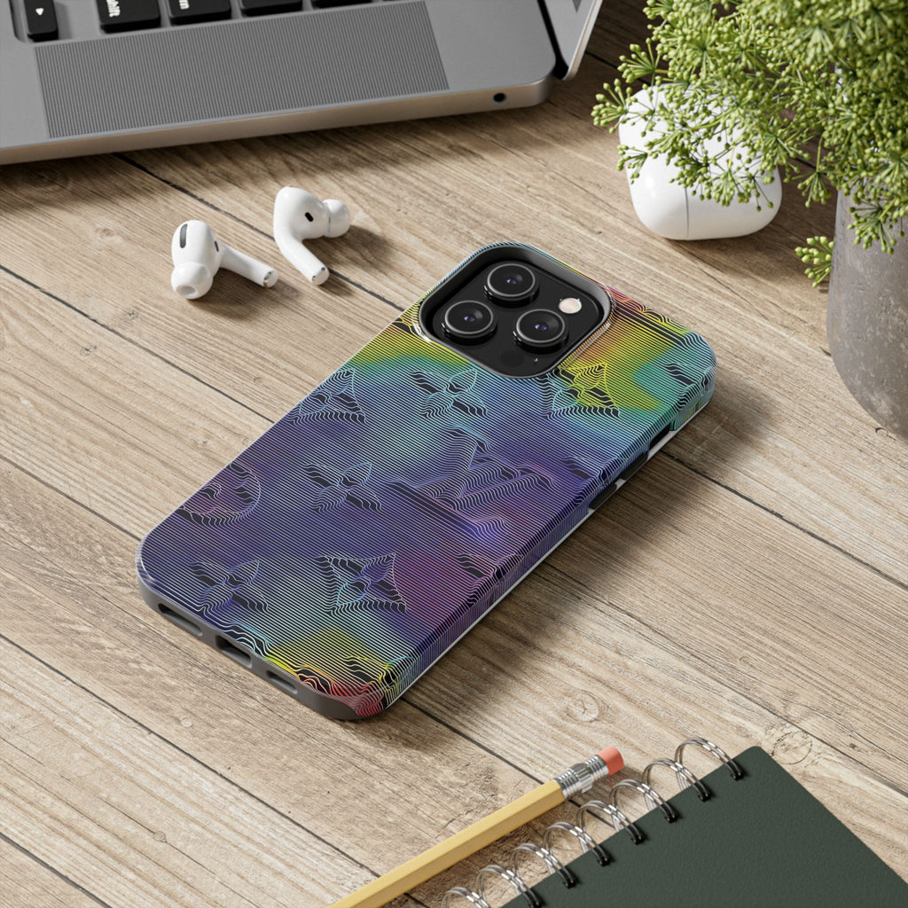 Vibrant Designer Phone Cases - Chic Protection for Trendsetters, Fashion Accessory, Tech Gear, Perfect Gift Idea
