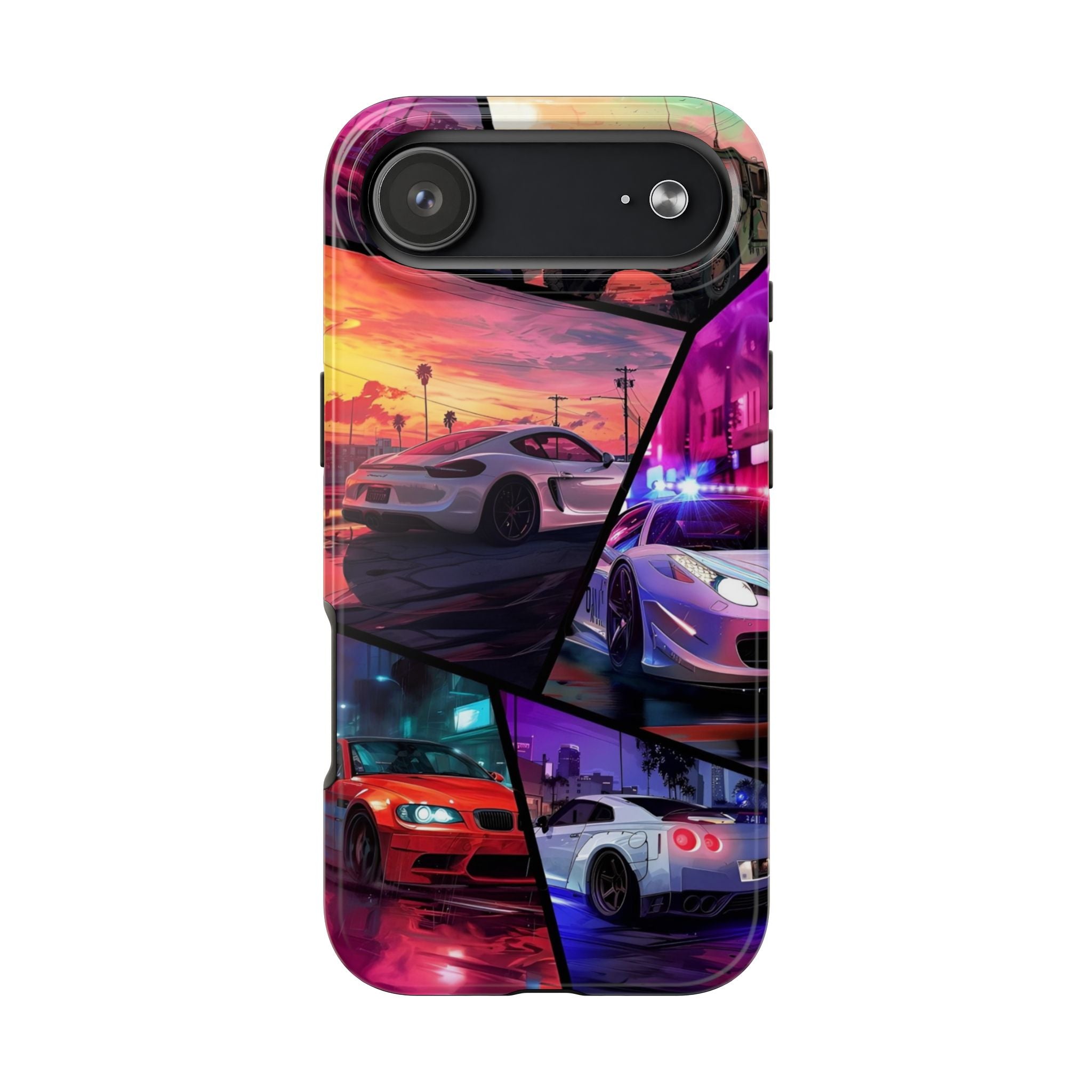 Vibrant Automotive Tough Phone Cases for Car Enthusiasts
