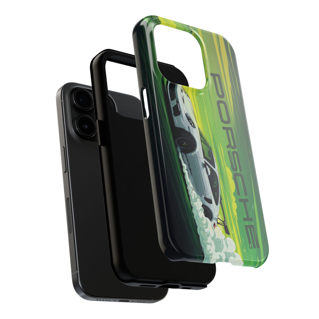 Porsche Tough Phone Cases, Luxury Car Accessories, Durable Phone Cover, Auto Enthusiast Gift, Sports Car Merchandise