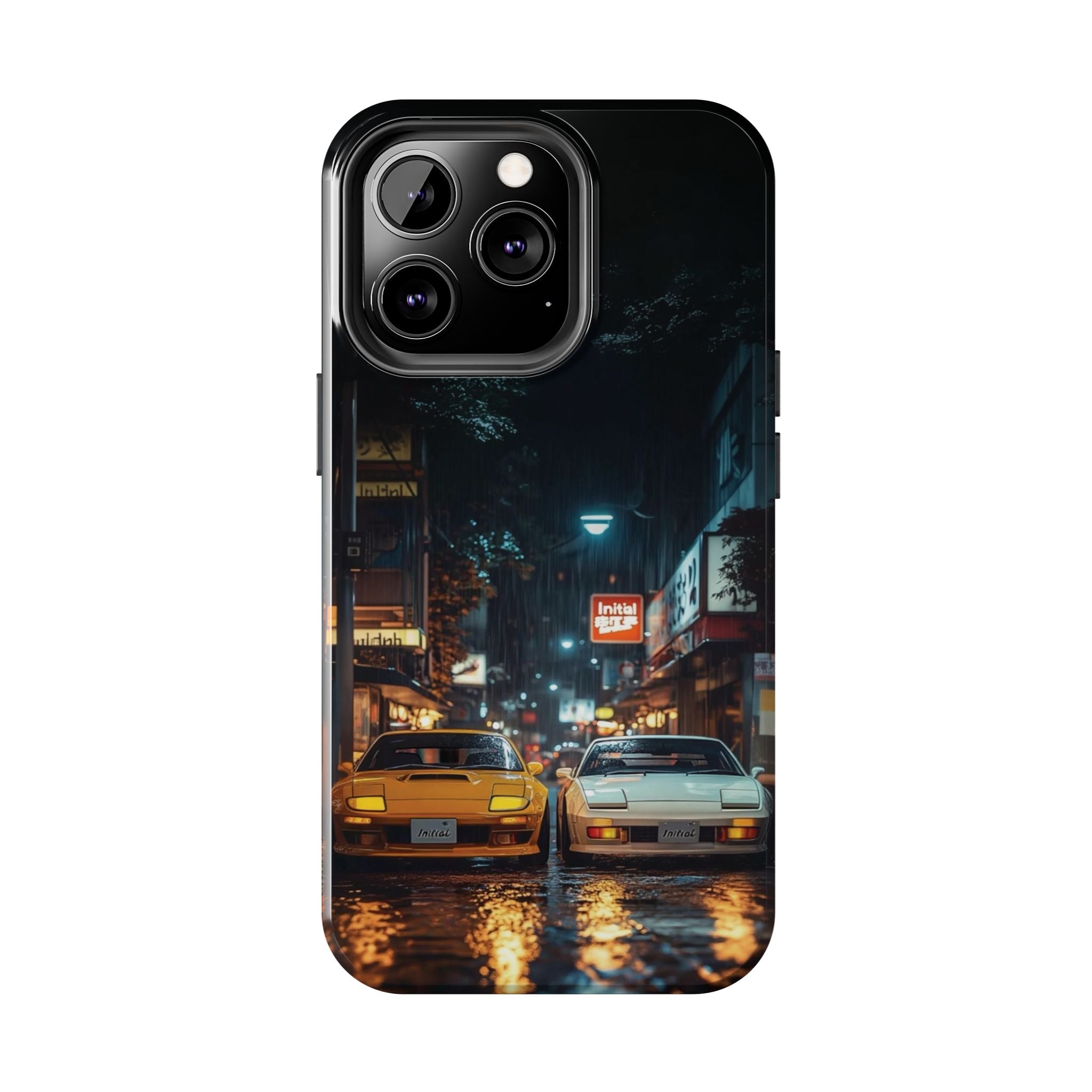 Night Cityscape Phone Cases, Urban Aesthetic Case, Tough Protection Case, Perfect Gift for Car Lovers, Ideal for Birthdays, Holidays