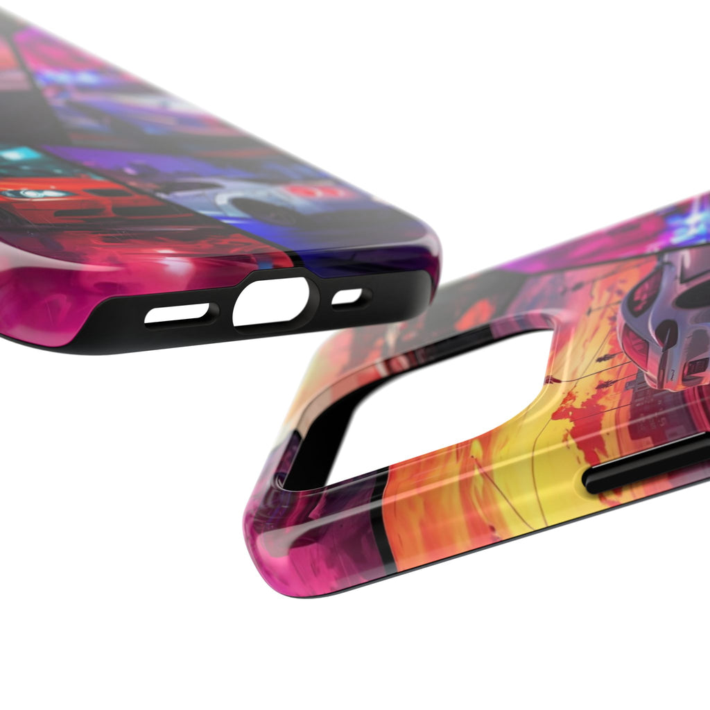Vibrant Automotive Tough Phone Cases for Car Enthusiasts