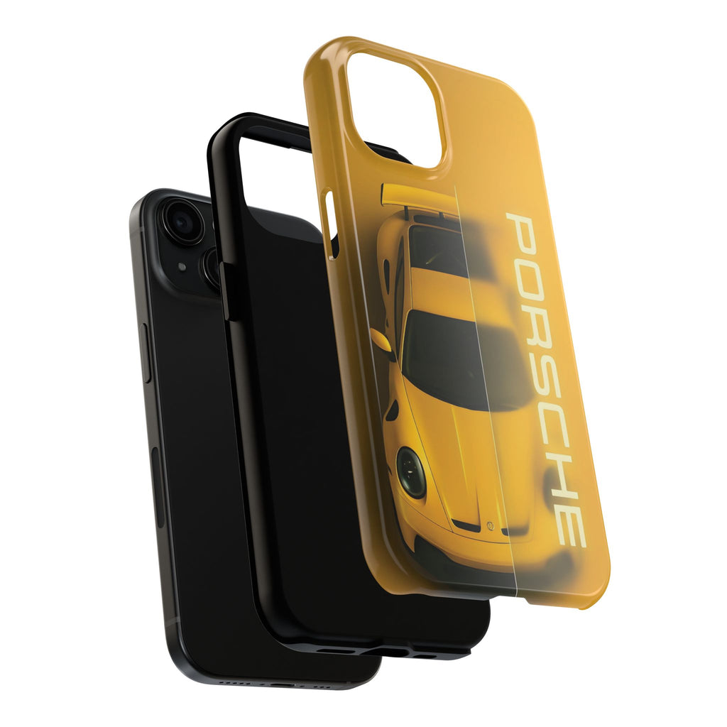 Stylish Car Lover's Phone Case, Durable Tough Phone Case, Gift for Car Enthusiasts, Porsche Design Case, Unique Auto Accessory