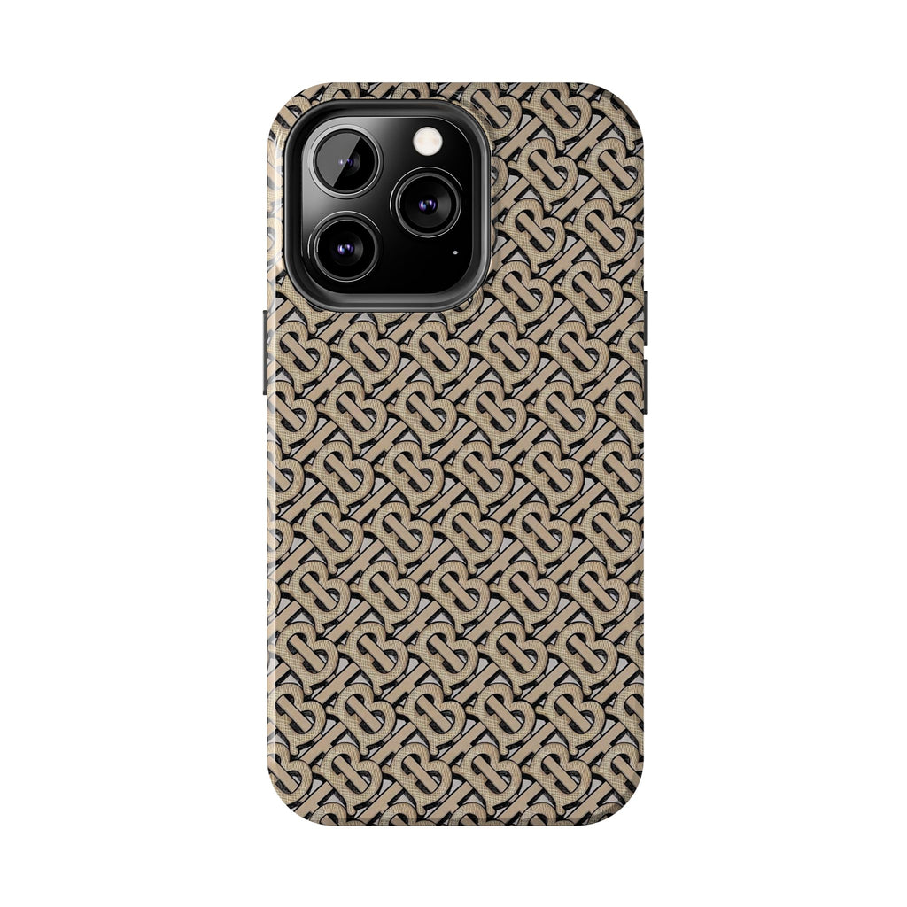 Elegant Interwoven Pattern Tough Phone Cases, Stylish Phone Covers, Durable Cases for Everyday Adventures, Gift for Phone Lovers