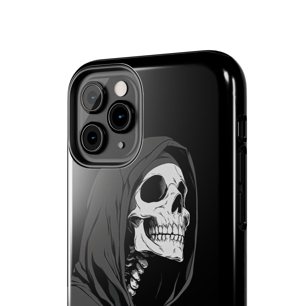 Edgy Skull Phone Cases, Protective Phone Cover, Goth Aesthetic, Halloween Decor, Unique Gift