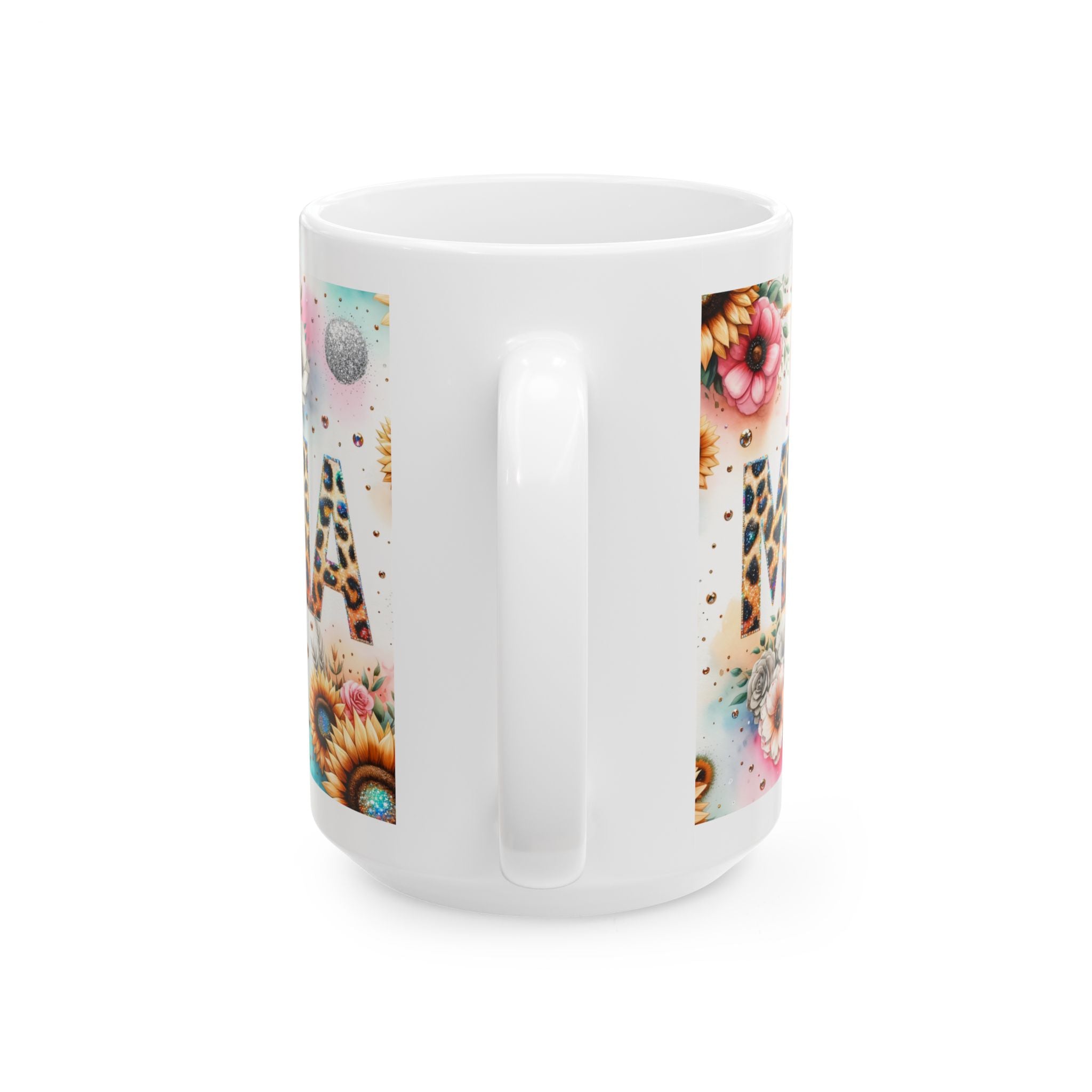 Floral Mama Mug - Perfect Gift for Moms, Coffee Lover, Birthday, Mother's Day, Home Decor, Cute Kitchen Accessories
